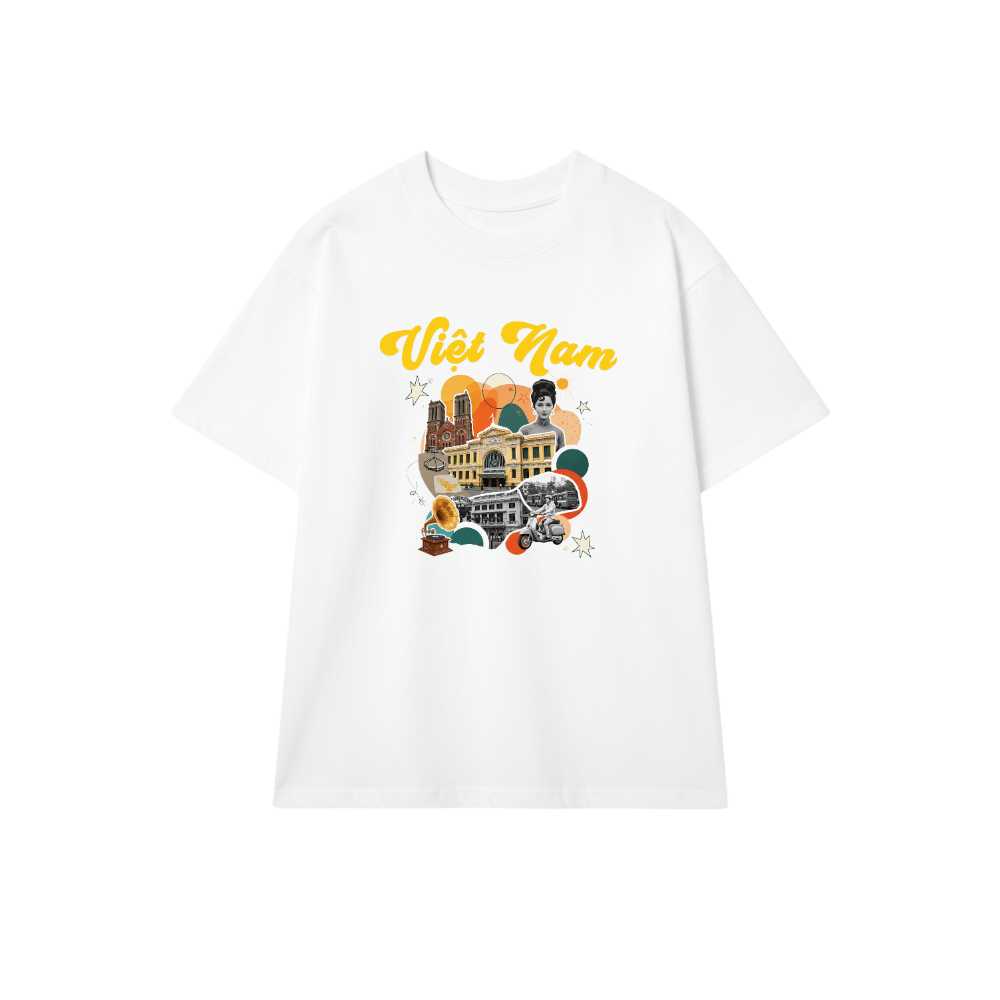 Áo Thun Việt Nam Retro Sài Gòn 1960s Đẳng Cấp - 010426-15-21-URF