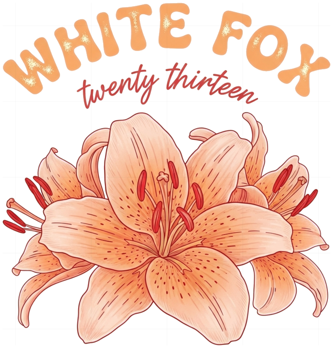 Áo Thun Unisex WHITE FOX Hoa Lily Cam Đào Form Rộng Cotton 100% Cực Chất - Thời Trang Local Brand Đi Chơi Du Lịch - 010626-15-07-JFX