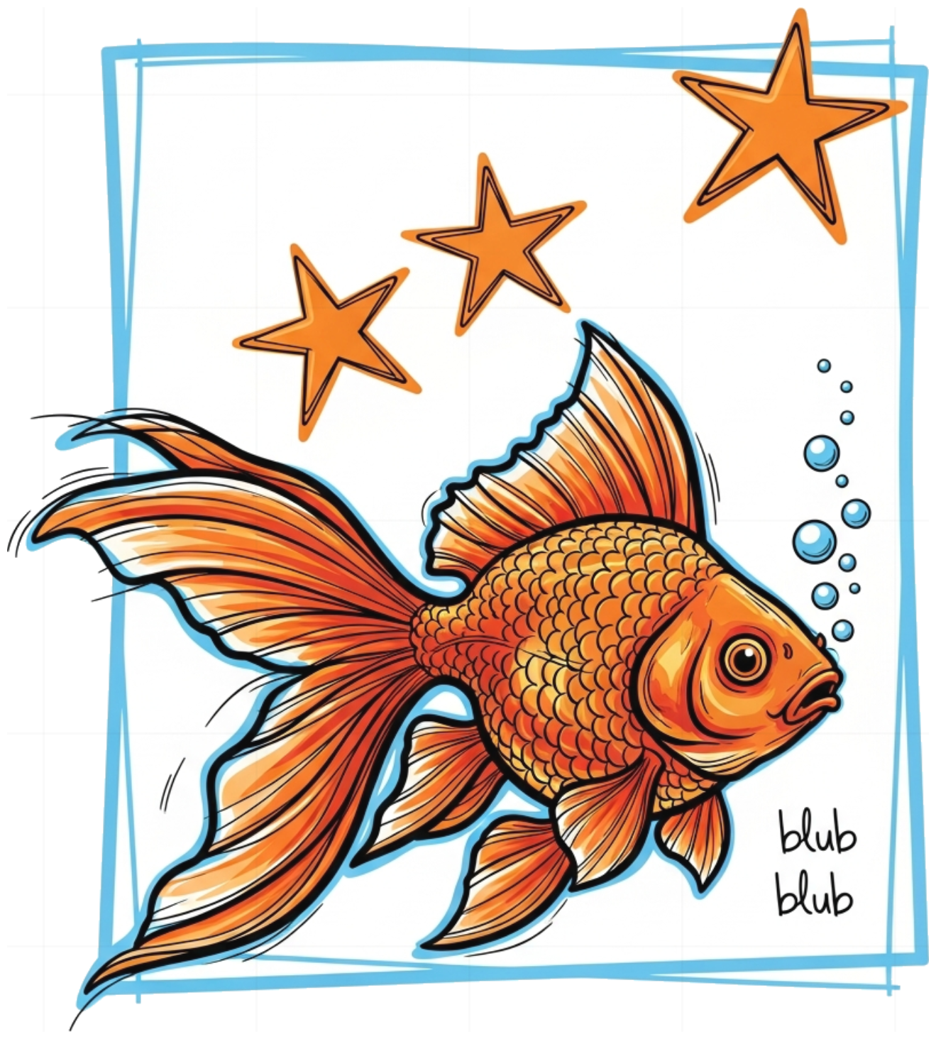 Áo Thun Trắng Unisex In Hình Cá Vàng Goldfish Design Cotton 100% Form Rộng Trendy Mặc Đi Chơi Du Lịch Cực Chất - 010626-15-30-ZBA