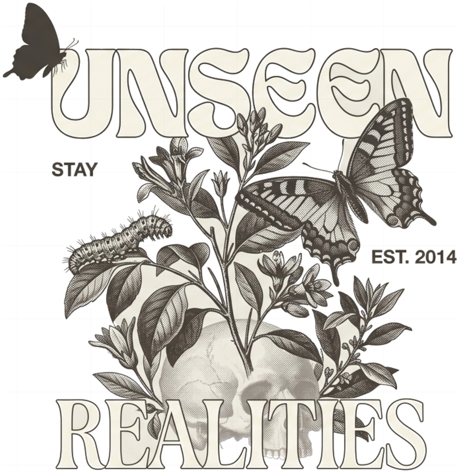 Áo Thun Unisex Unseen Realities Boxy Fit GIDDIE In Hình Tay Lỡ Streetwear Graphic Tee - 010826-02-40-VNN