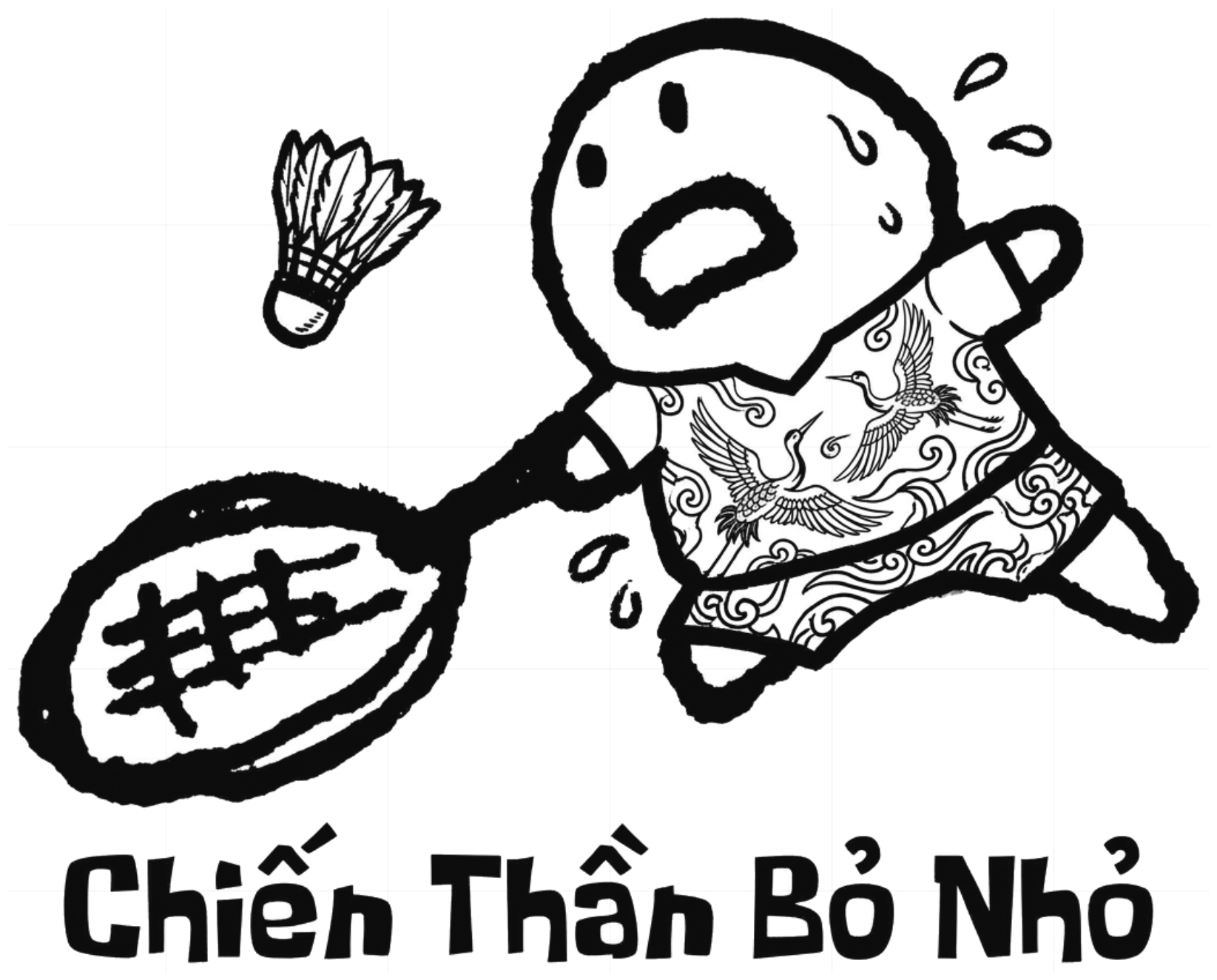 Áo Thun Chiến Thần Bỏ Nhỏ Unisex Oversize Streetwear Graphic Tee vietnam.yo - 011026-16-04-LOA