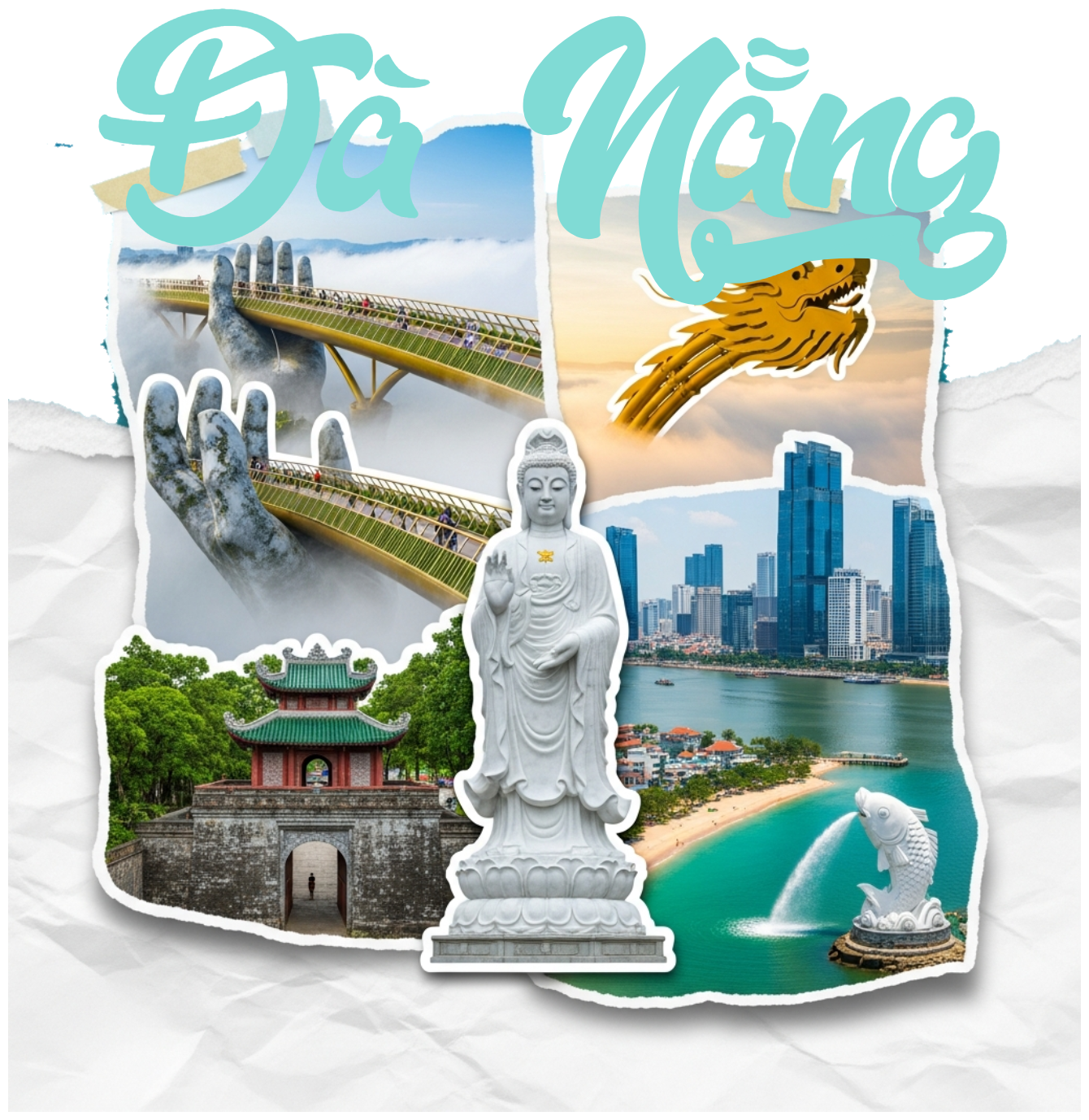 Áo Thun Thời Trang Đà Nẵng - Graphic Landmarks Độc Đáo - 020426-16-28-SQJ