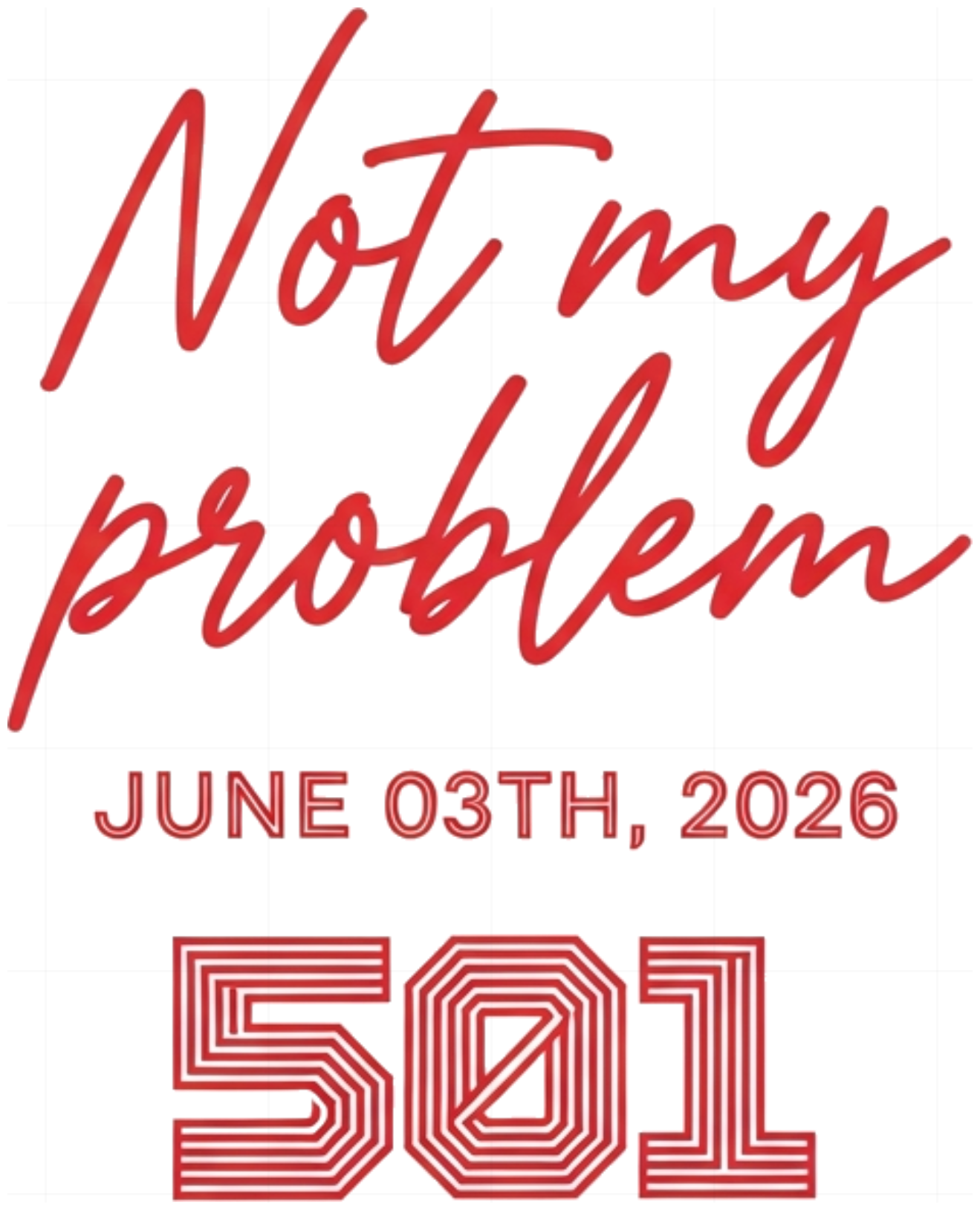 Áo Thun Unisex Not My Problem Cotton Form Rộng Streetwear Cực Chất - 030626-14-40-OIY