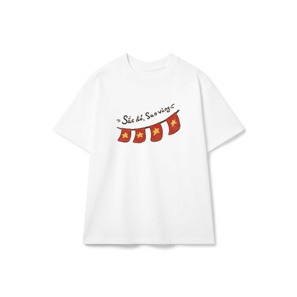Áo Thun Unisex Trắng Design Việt Nam Vintage Cotton Co Giãn 4 Chiều - 030726-17-24-KMB