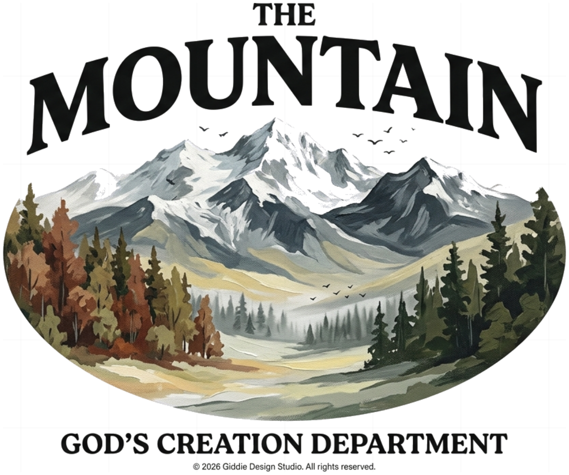 Áo Thun Unisex Mountain Creator Boxy Fit GIDDIE In Hình Tay Lỡ Streetwear Graphic Tee - 030826-20-11-VGN