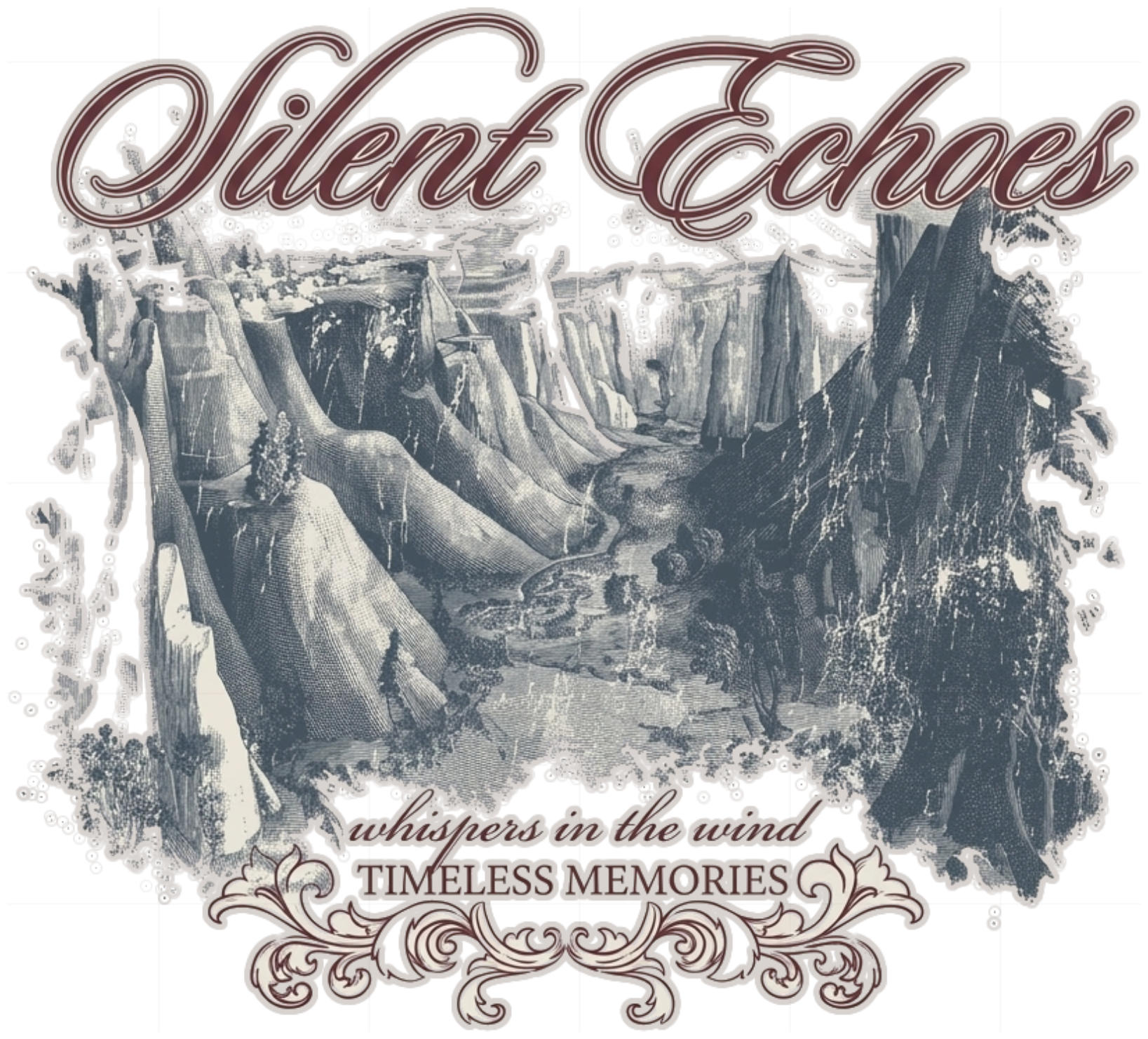 Áo Thun Dài Tay Dark Academia Vintage Silent Echoes Form Rộng Cotton Cao Cấp 031026-09-35-YQO