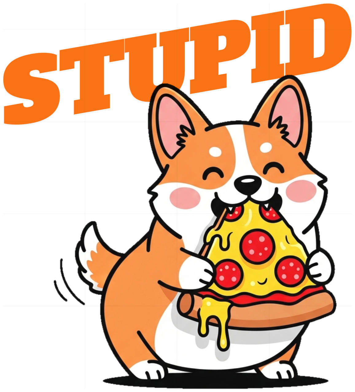 Áo Thun Kem Mèo Calico STUPID Cá Tính - 040426-14-54-QWR