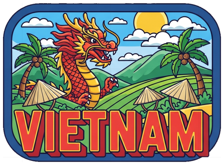 Áo Thun Màu Kem Họa Tiết Vietnam Design Sáng Tạo - 040426-15-28-CFK