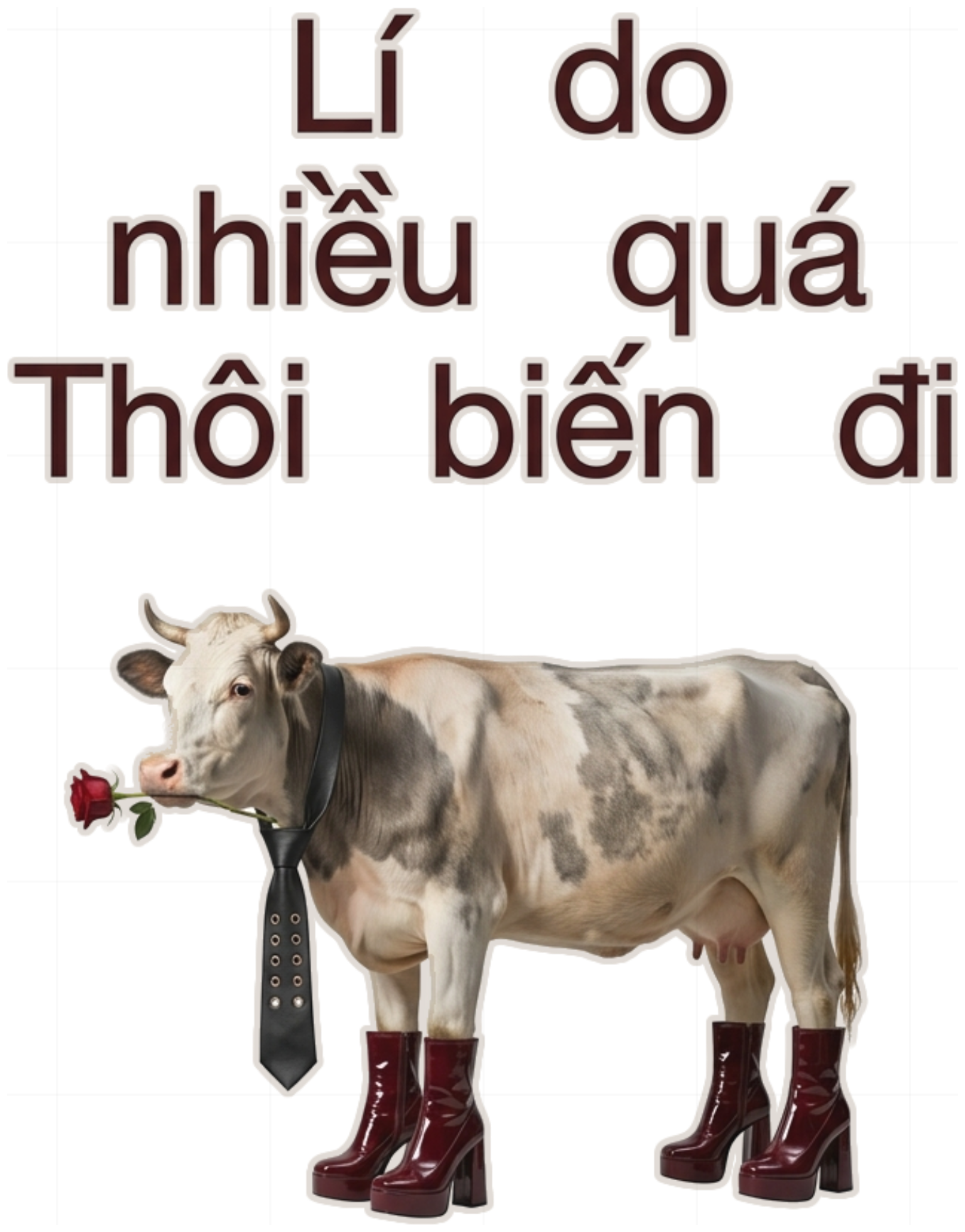Áo Thun Trắng Unisex Local Brand In Hình Bò Fashion Surreal Slogan Cực Chất Oversize - 040826-16-03-ZOU