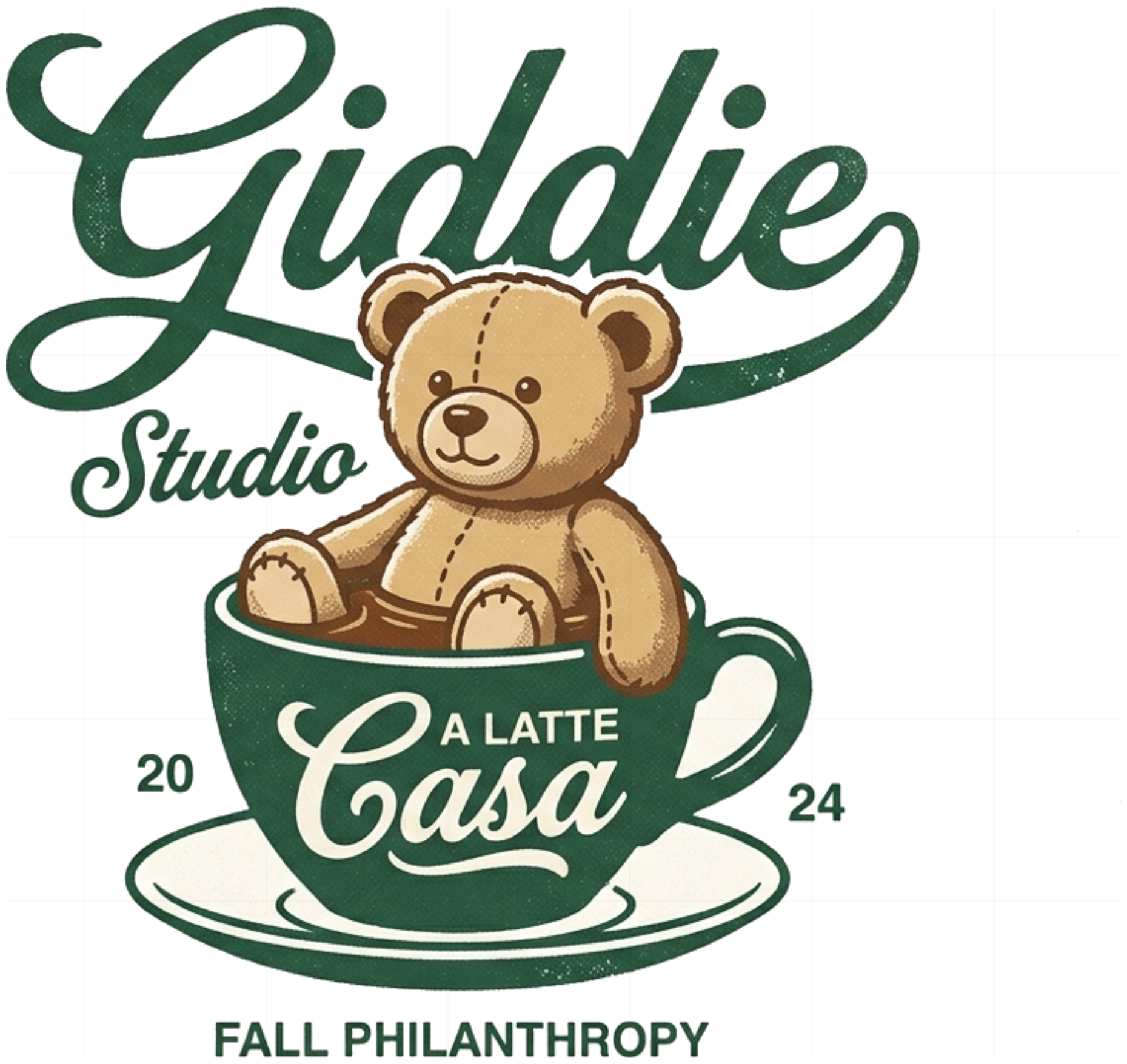 Áo Thun Raglan Unisex Giddie Latte Bear Boxy Fit GIDDIE Phối Màu In Hình Tay Lỡ Streetwear Graphic Raglan Tee - 040826-21-18-PDX