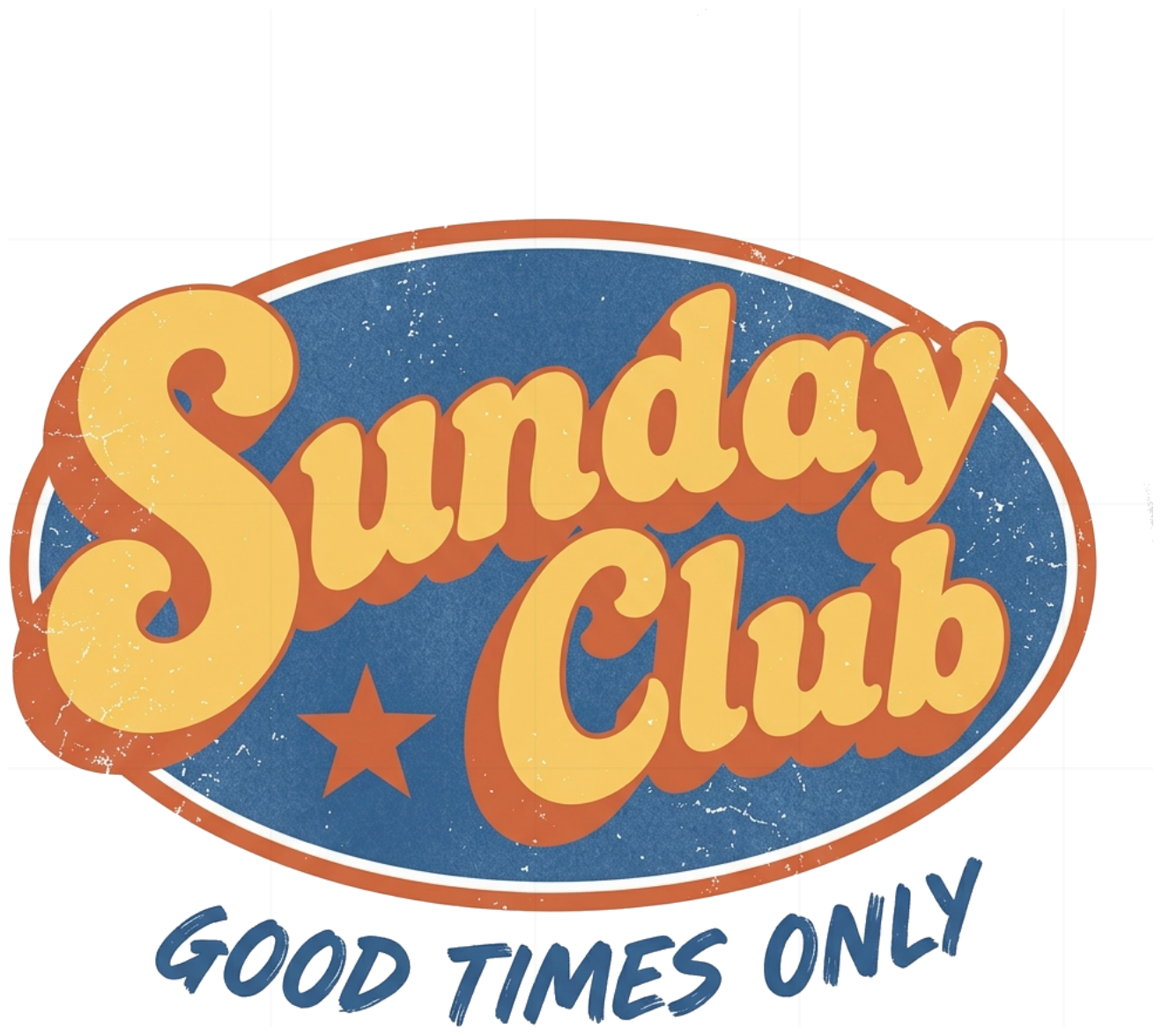 Áo Phông Sunday Club Vintage 70s Streetwear Oversize Cotton Cao Cấp Unisex Cực Đỉnh 040926-19-05-NWW