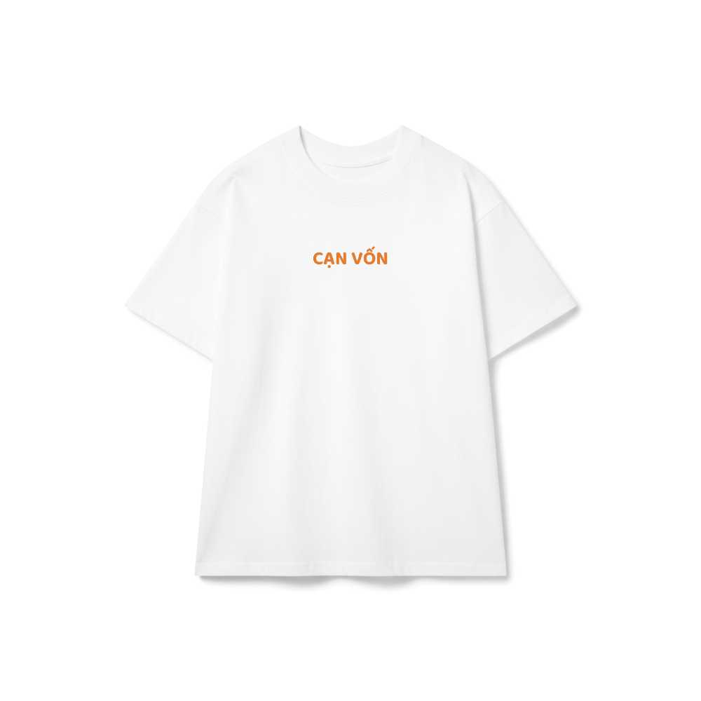 Áo Thun Unisex Trắng Cạn Vốn Form Rộng Cotton Nghệ Thuật - 050626-15-17-VGS