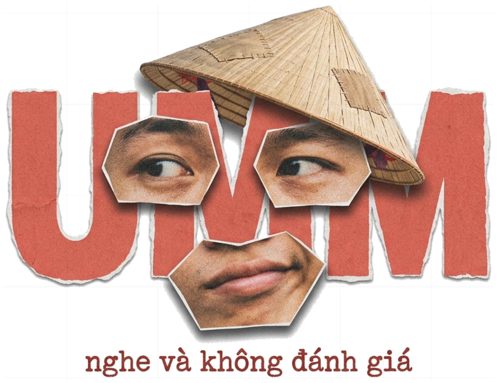 Áo Thun Trắng Unisex Retro Collage UMM Độc Lạ Cotton 100% Form Rộng Streetwear - 050826-13-46-LJB