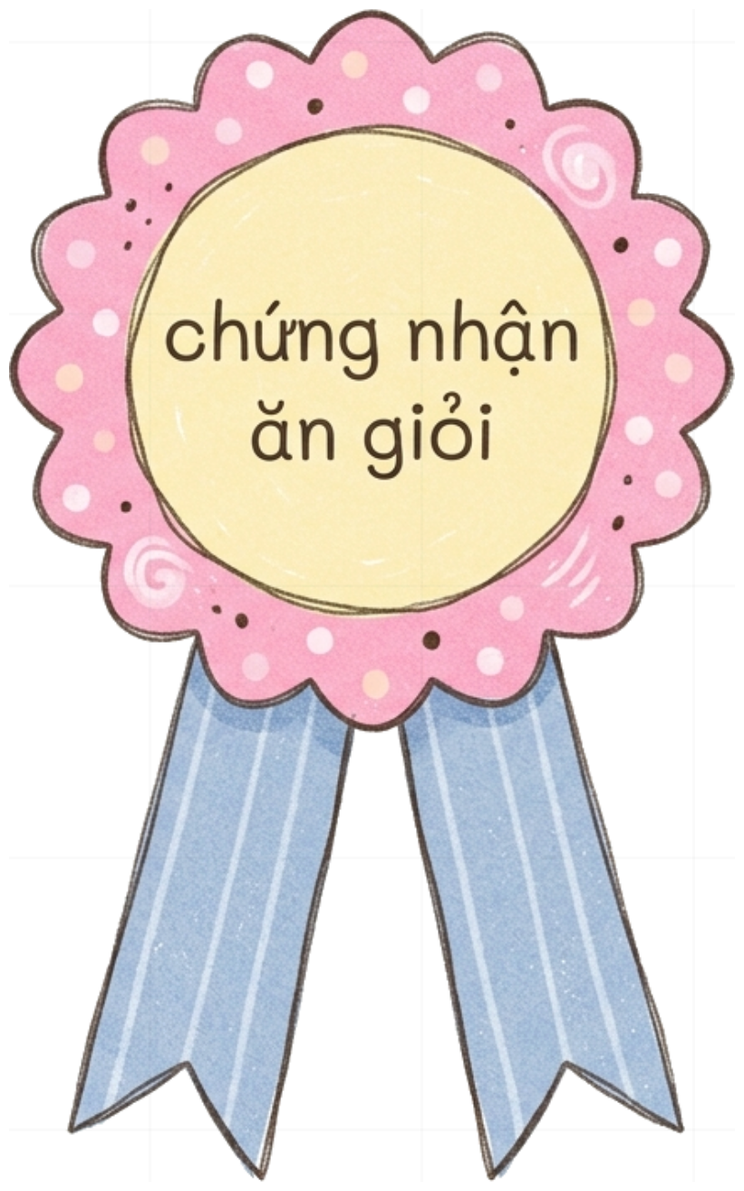 Áo thun trẻ em VNXK HAMCHOI Trắng cotton thoáng mát Award Ribbon Tee - 050826-15-48-IJD