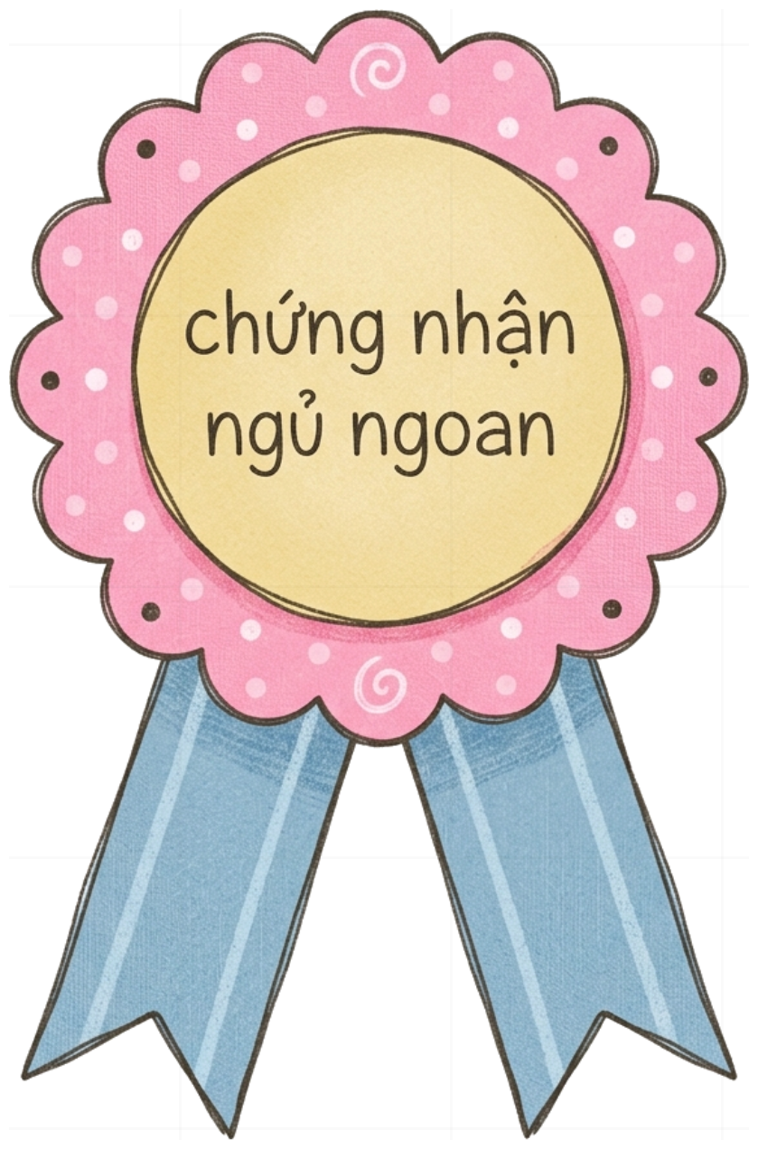 Áo thun trẻ em VNXK HAMCHOI Trắng cotton co giãn Award Ribbon Tee - 050826-15-50-MLF