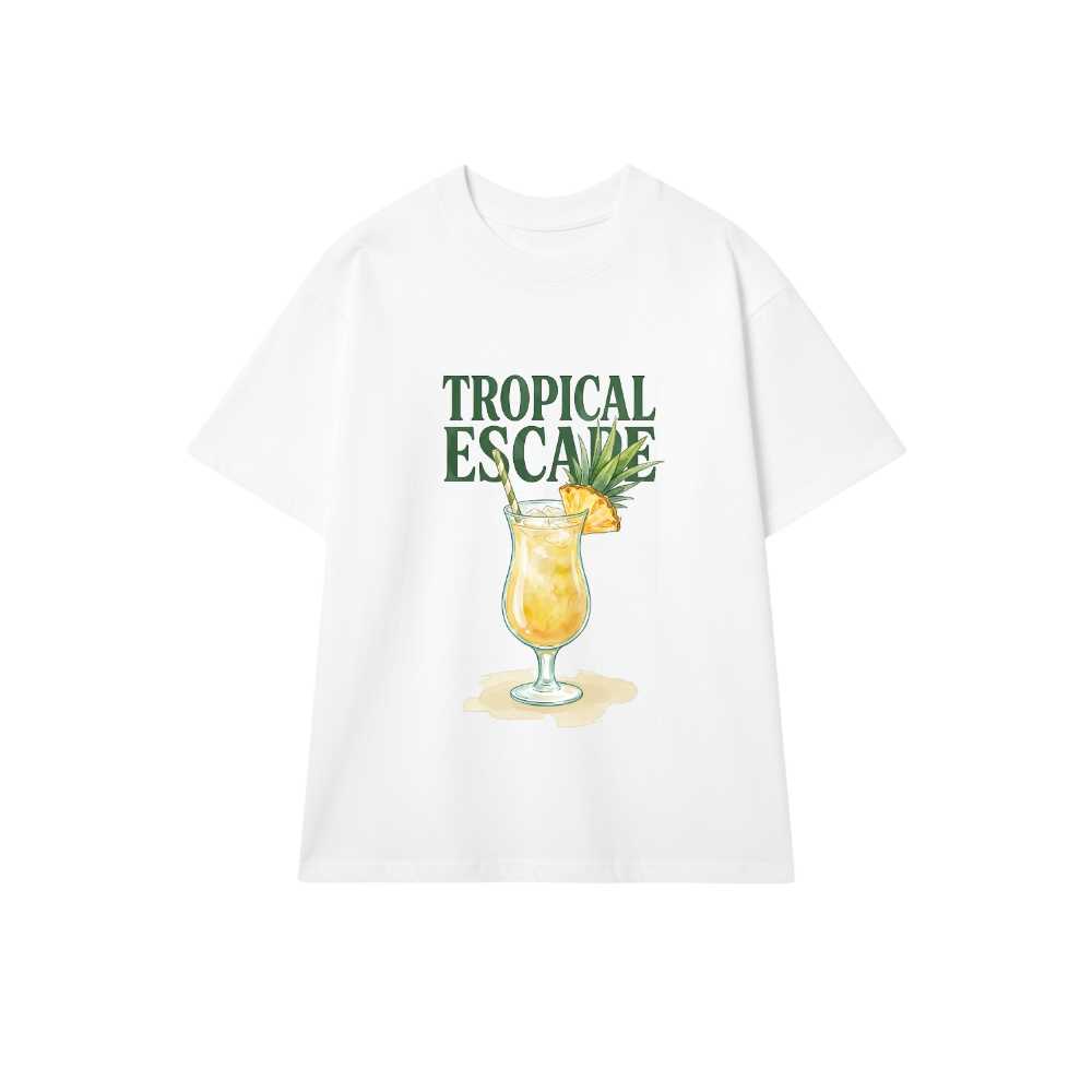 Áo Thun Tropical Escape Đi Biển Cực Chất Form Rộng Cotton Co Giãn 4 Chiều 050826-16-22-DMD