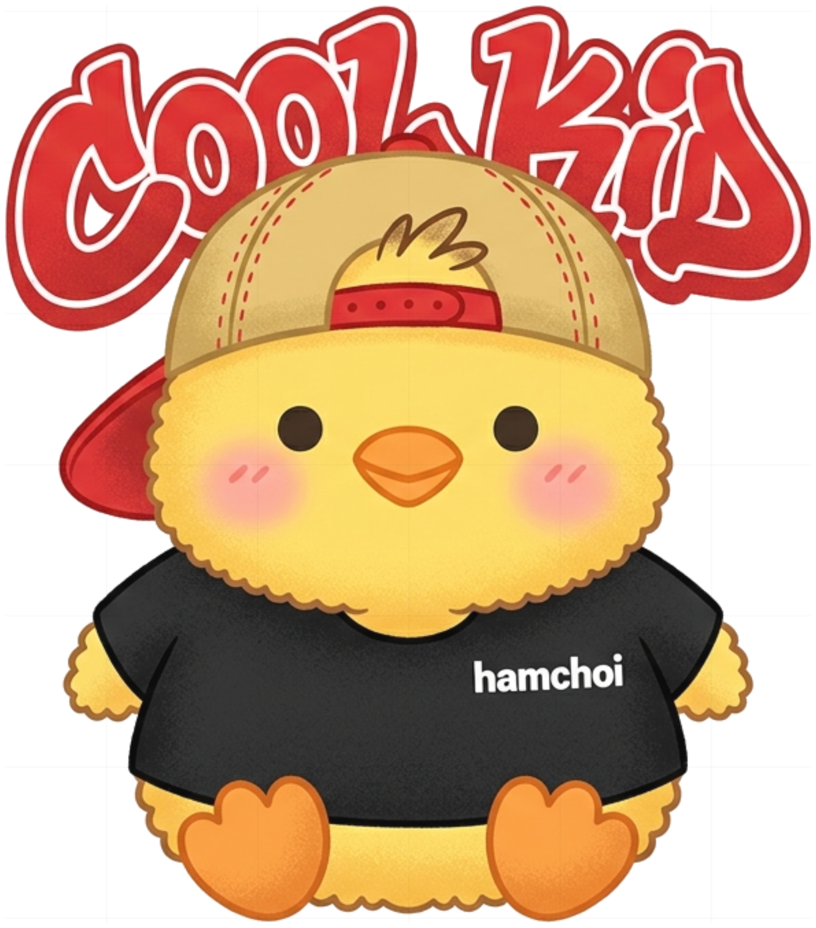 Áo thun trẻ em VNXK HAMCHOI Trắng năng động Cool Kid Chick Tee - 050826-16-54-MHH
