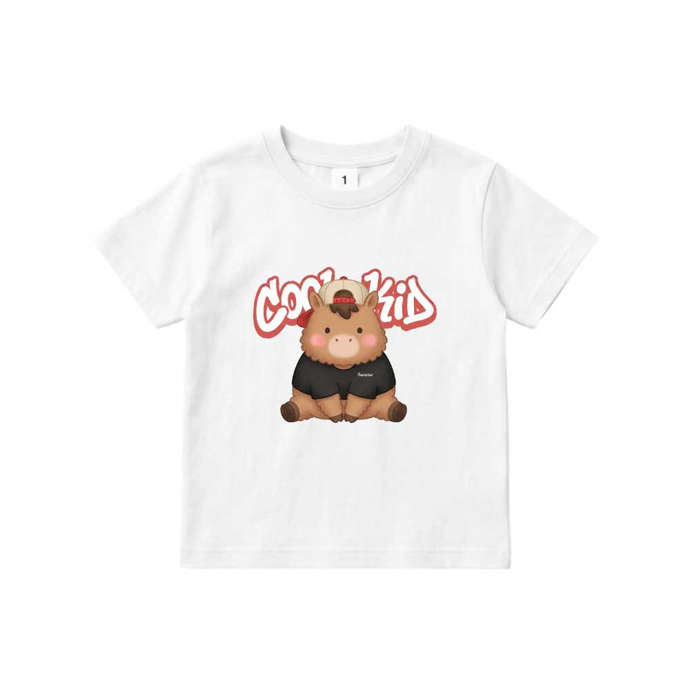 Áo thun trẻ em VNXK HAMCHOI Trắng cotton co giãn Stay Cool Horse Tee - 050826-17-01-CAV