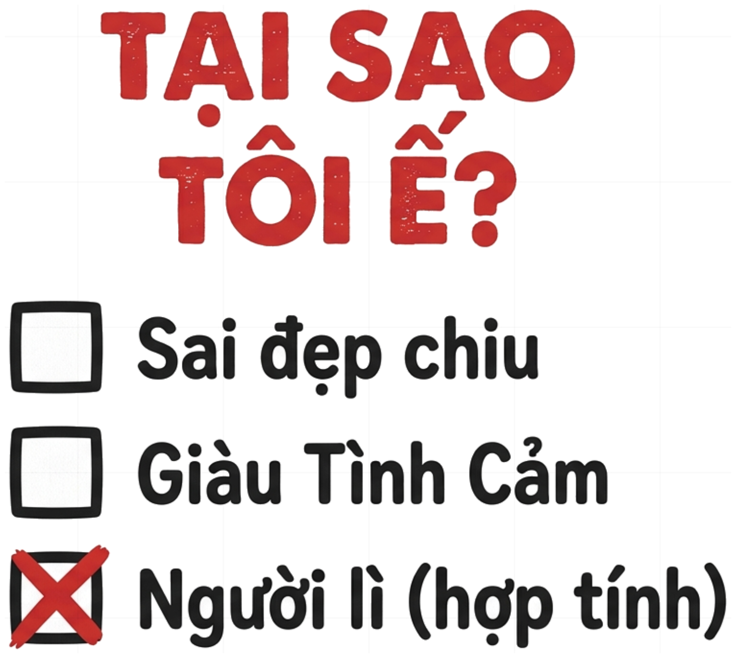 Áo Thun Hình In Tại Sao Tôi Ế Hài Hước Unisex Form Rộng Cotton Gen Z Trendy - 050826-17-14-EUZ