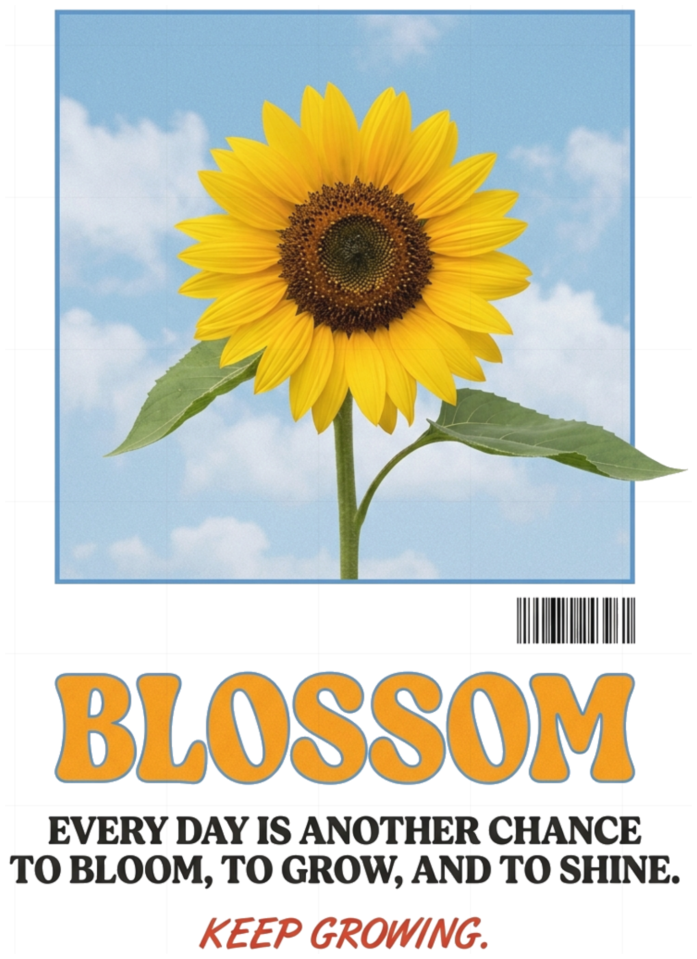 Áo Thun Blossom Sunflower Hoa Hướng Dương Retro Vintage Unisex Form Rộng Cotton Cao Cấp - 050826-19-47-SEQ