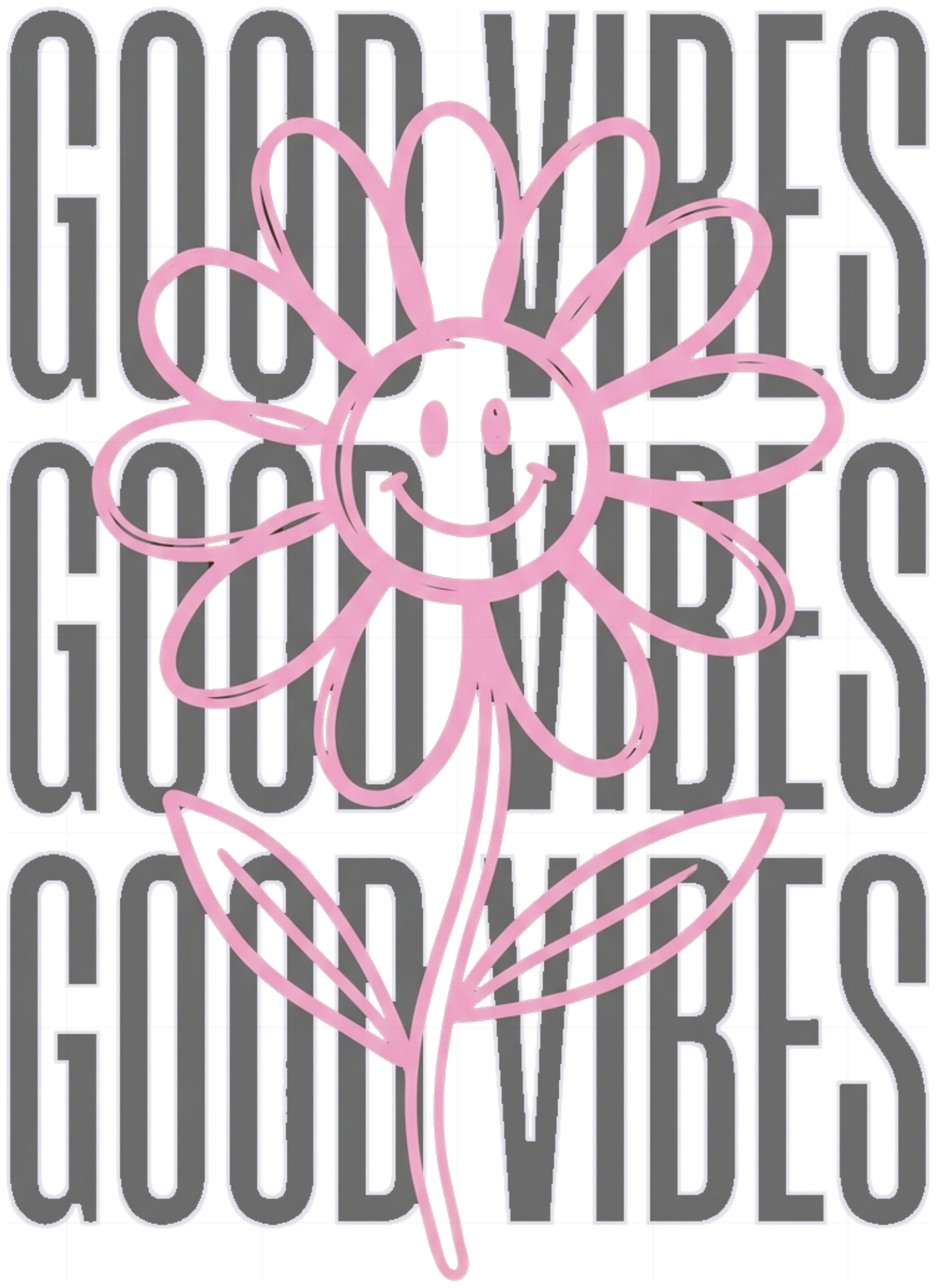 Áo Thun Đen Good Vibes Flower Y2K Unisex Cotton Co Giãn 4 Chiều Streetwear Cực Chất - 050926-13-36-HRQ