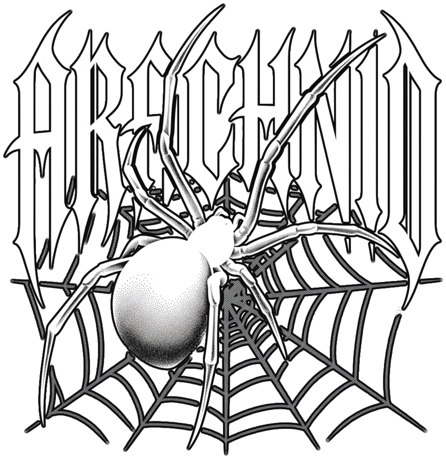 Áo Thun Đen Form Rộng Arachnid Spider Gothic Darkwear Cotton 100% Streetwear Cá Tính - 050926-15-57-LOW