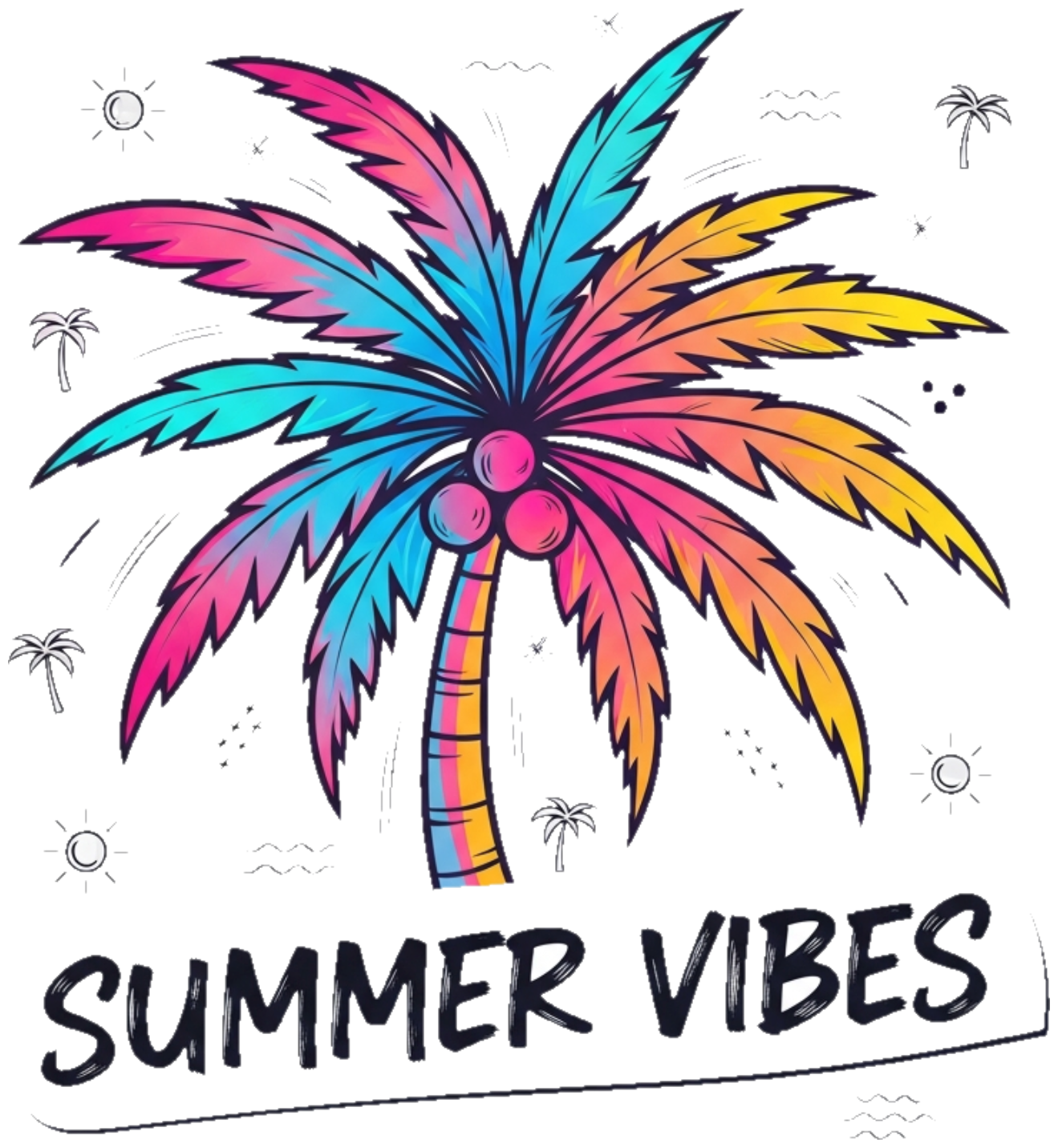 Áo Thun Kem Streetwear Tropical Summer Design - 060426-16-29-XNR