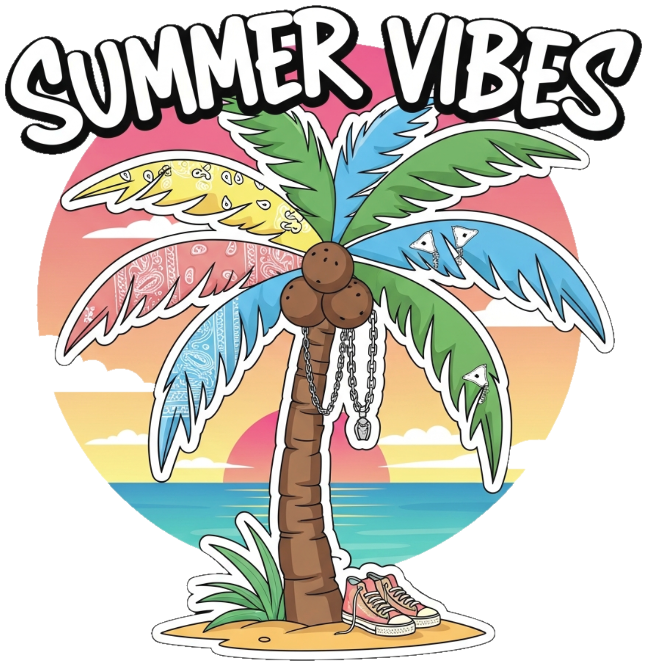 Áo Thun Streetwear Tropical Summer Design - 060426-16-46-ANJ