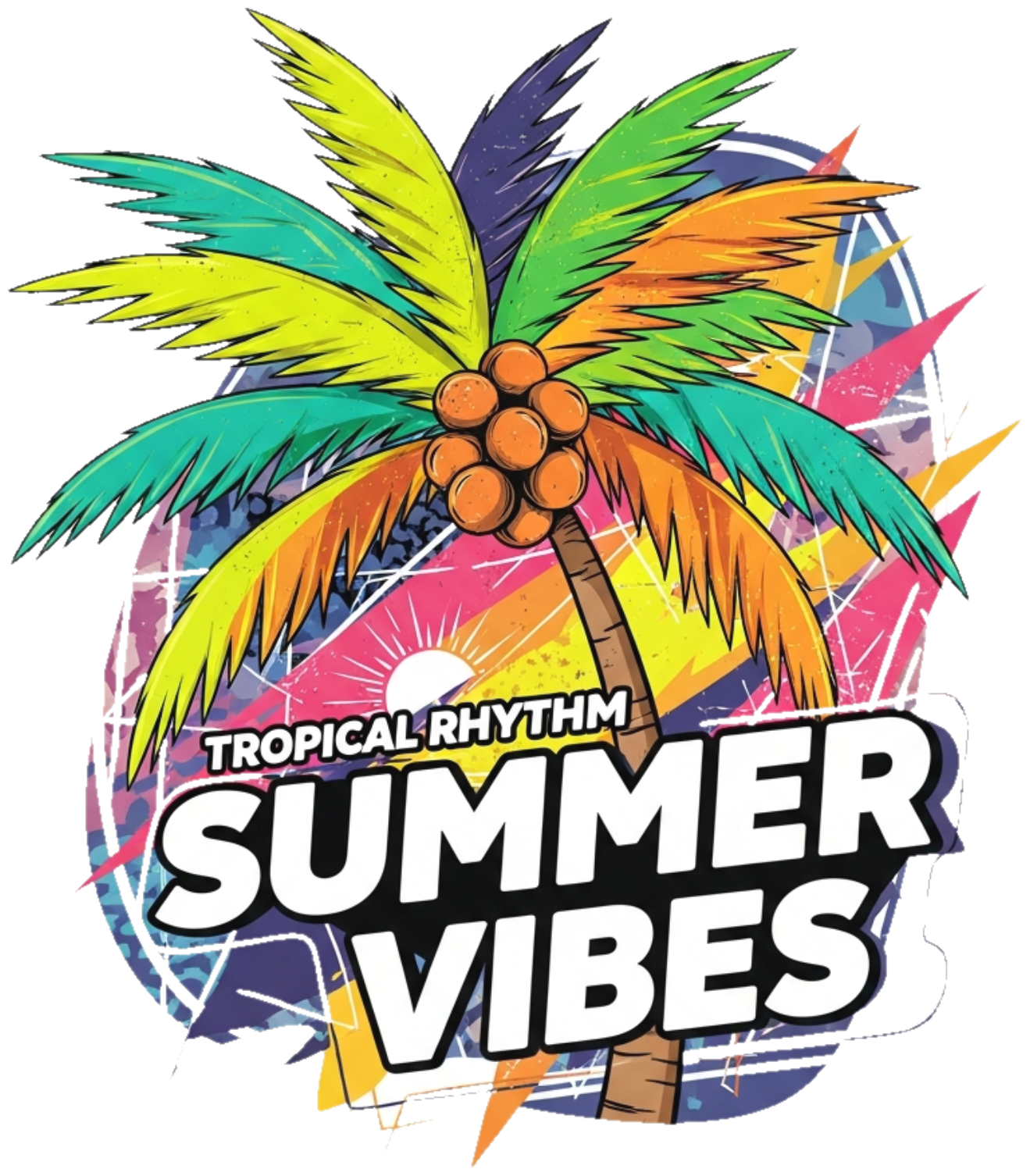 Áo Thun Kem Summer Tropical Streetwear Design - 060426-16-46-EJS