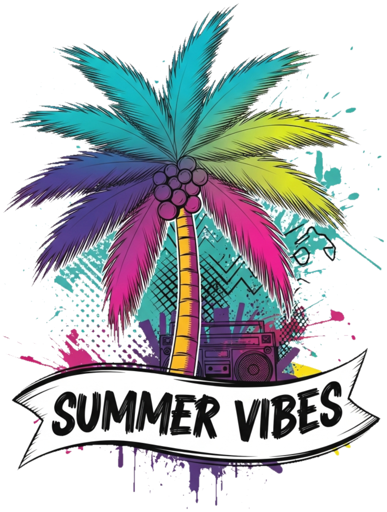 Áo Thun Kem Summer Tropical Streetwear Design - 060426-16-49-KCK