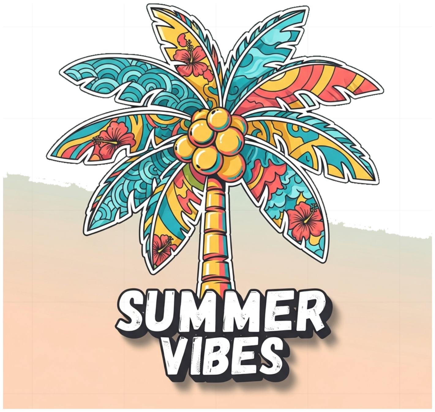 Áo Thun Trắng Summer Tropical Streetwear Design - 060426-16-58-AFJ