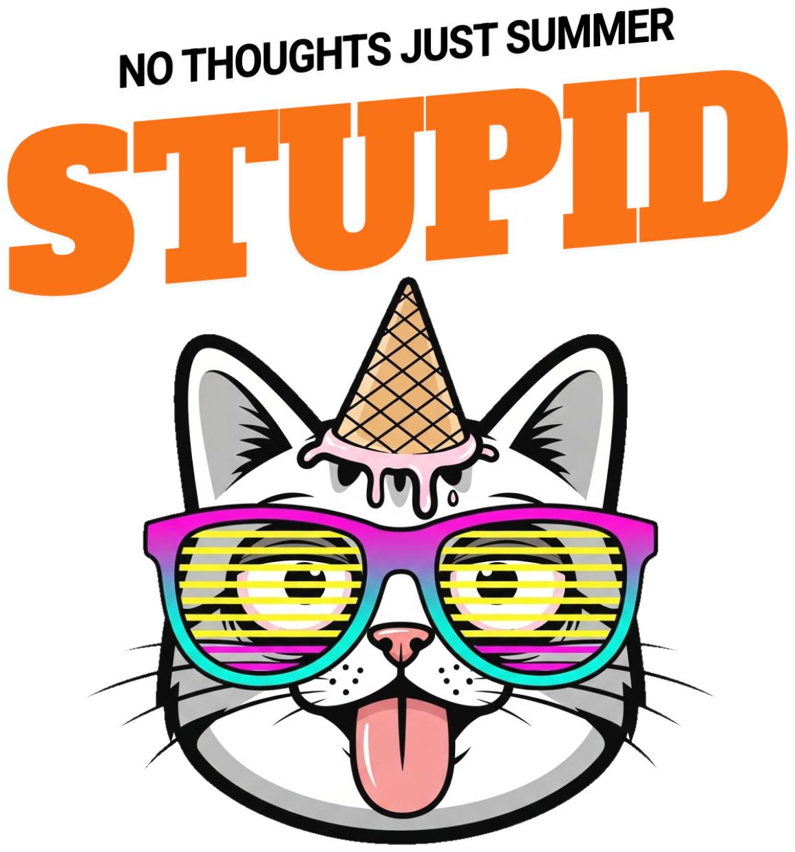 Áo Thun Màu Kem In Hình Chim Cánh Cụt Chán Không Buồn Nói - 060426-19-08-PIC