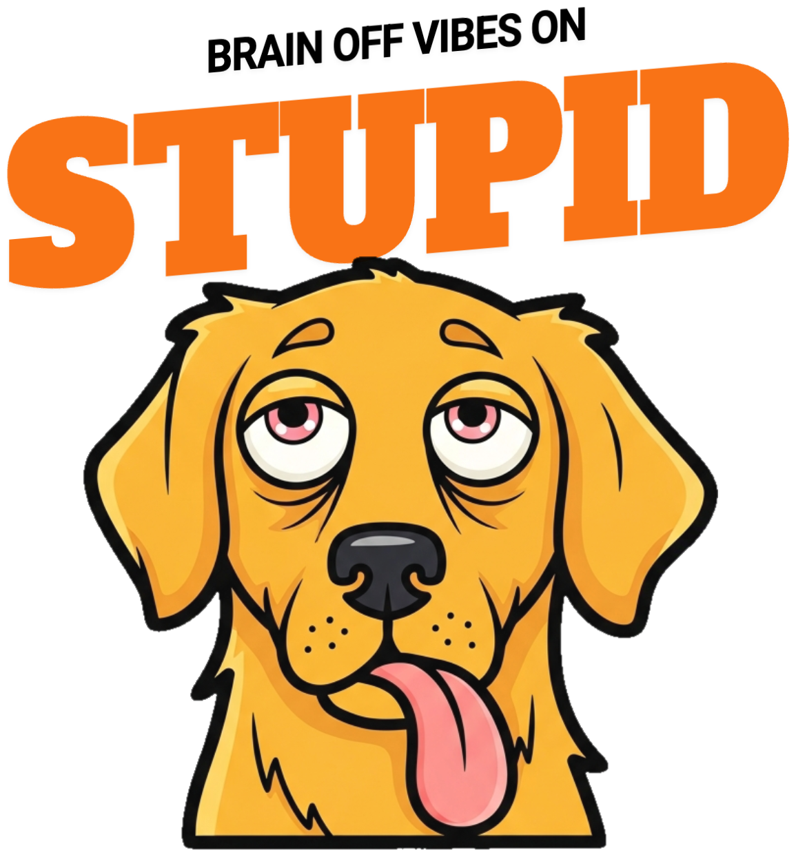 Áo Thun Màu Kem In Hình Chú Chó Golden Ngốc Nghếch - 060426-19-53-UII