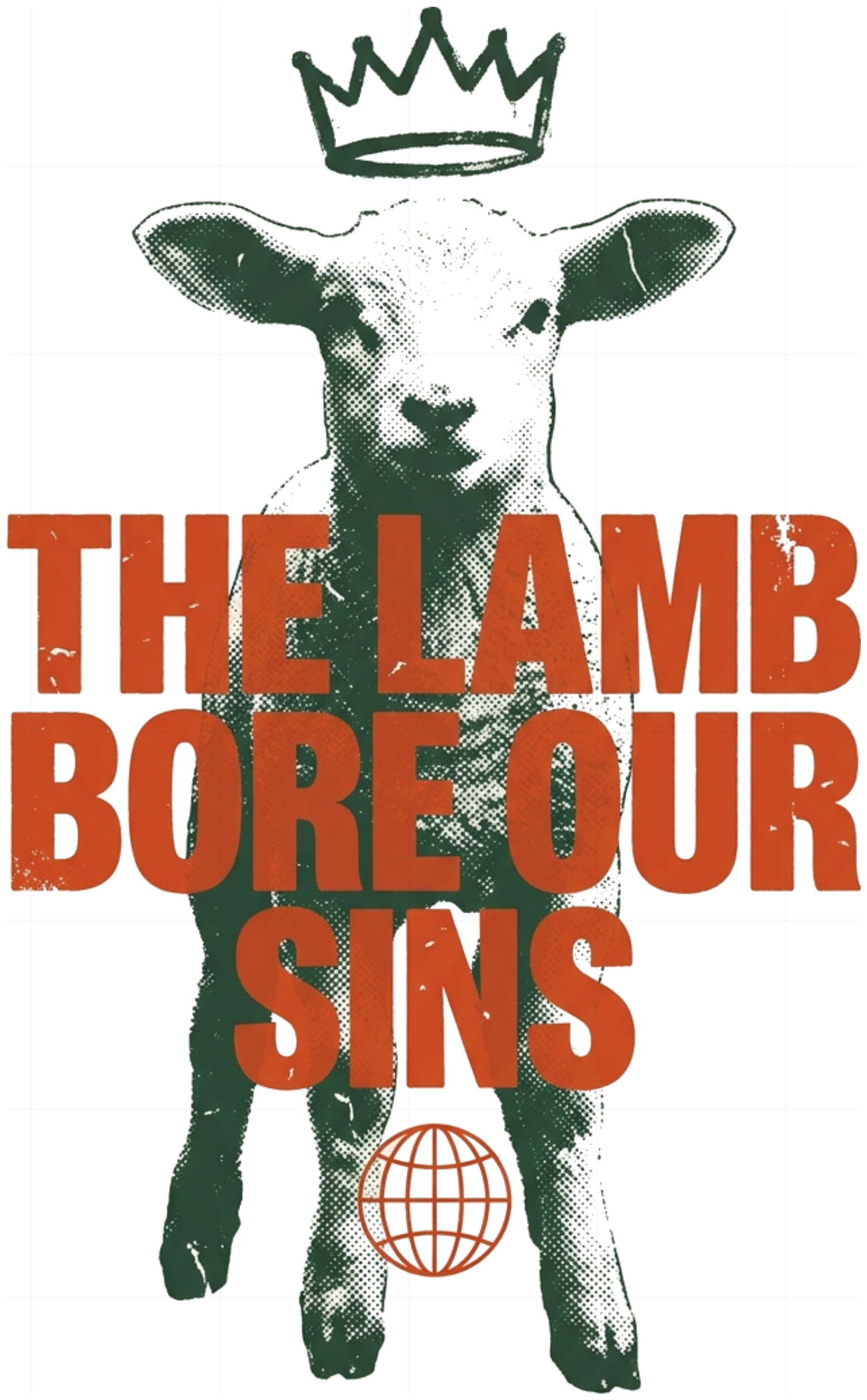 Áo Thun Streetwear Christian Graphic The Lamb Bore Our Sins Form Rộng Cotton Cao Cấp - 060826-08-48-NHS