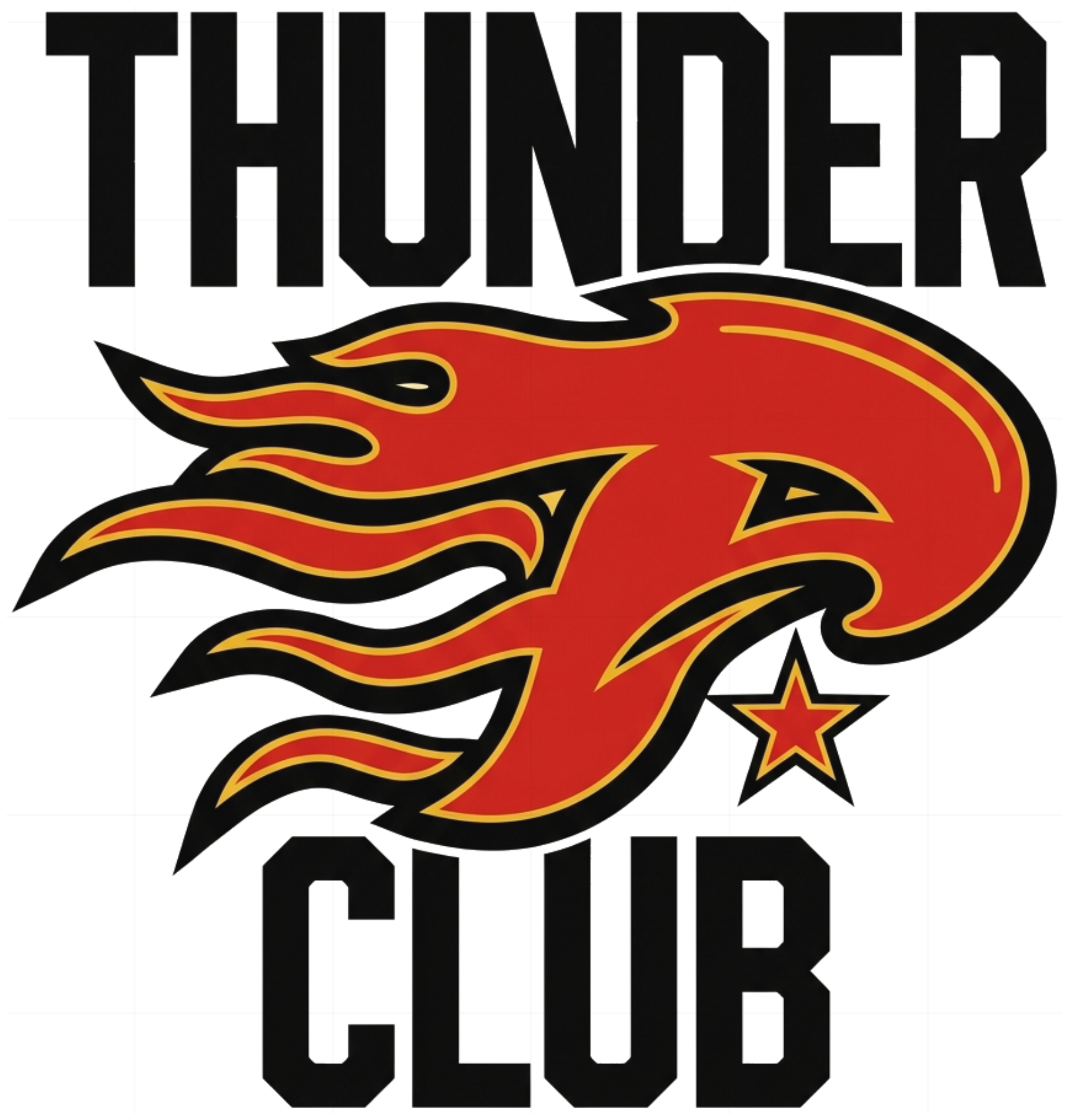 Áo Thun Thunder Club Streetwear Phong Cách Varsity Mỹ Mascot Retro Oversize Cotton 100% - 060826-09-00-BML