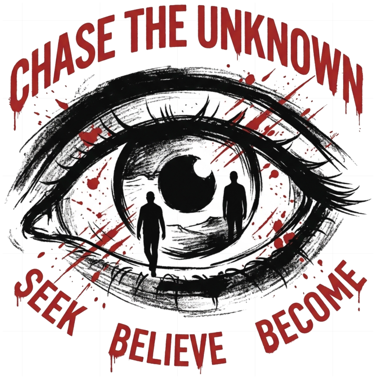 Áo Thun Unisex Dreamcore Punk Graphic Streetwear Chase The Unknown Form Rộng Cotton Cao Cấp - 060826-14-52-WIQ