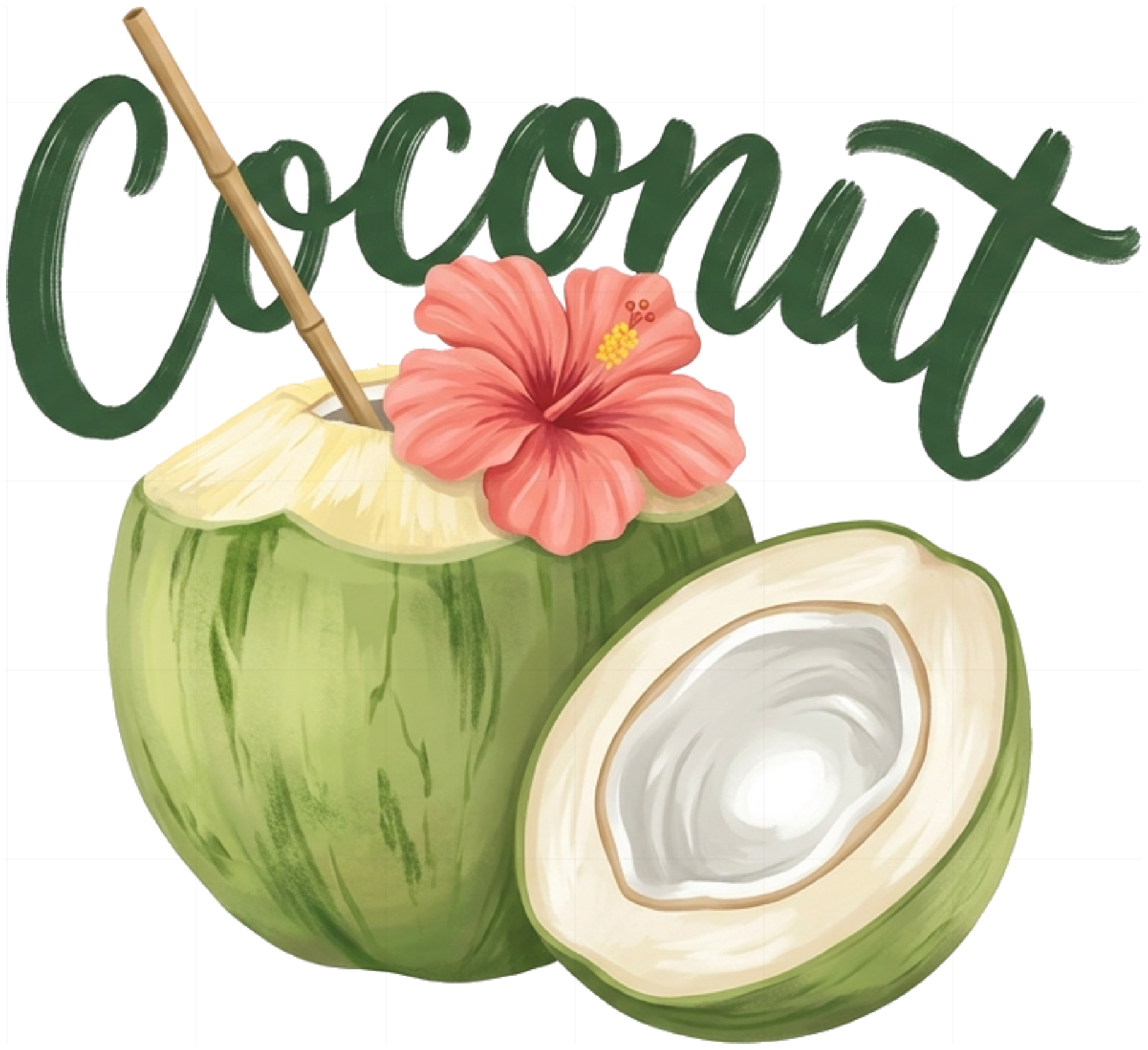 Túi Tote Canvas Unisex Fresh Coconut Tropical Vintage GIDDIE In Hình Vải Cotton Thô Streetwear Canvas Bag - 060826-15-48-PWM