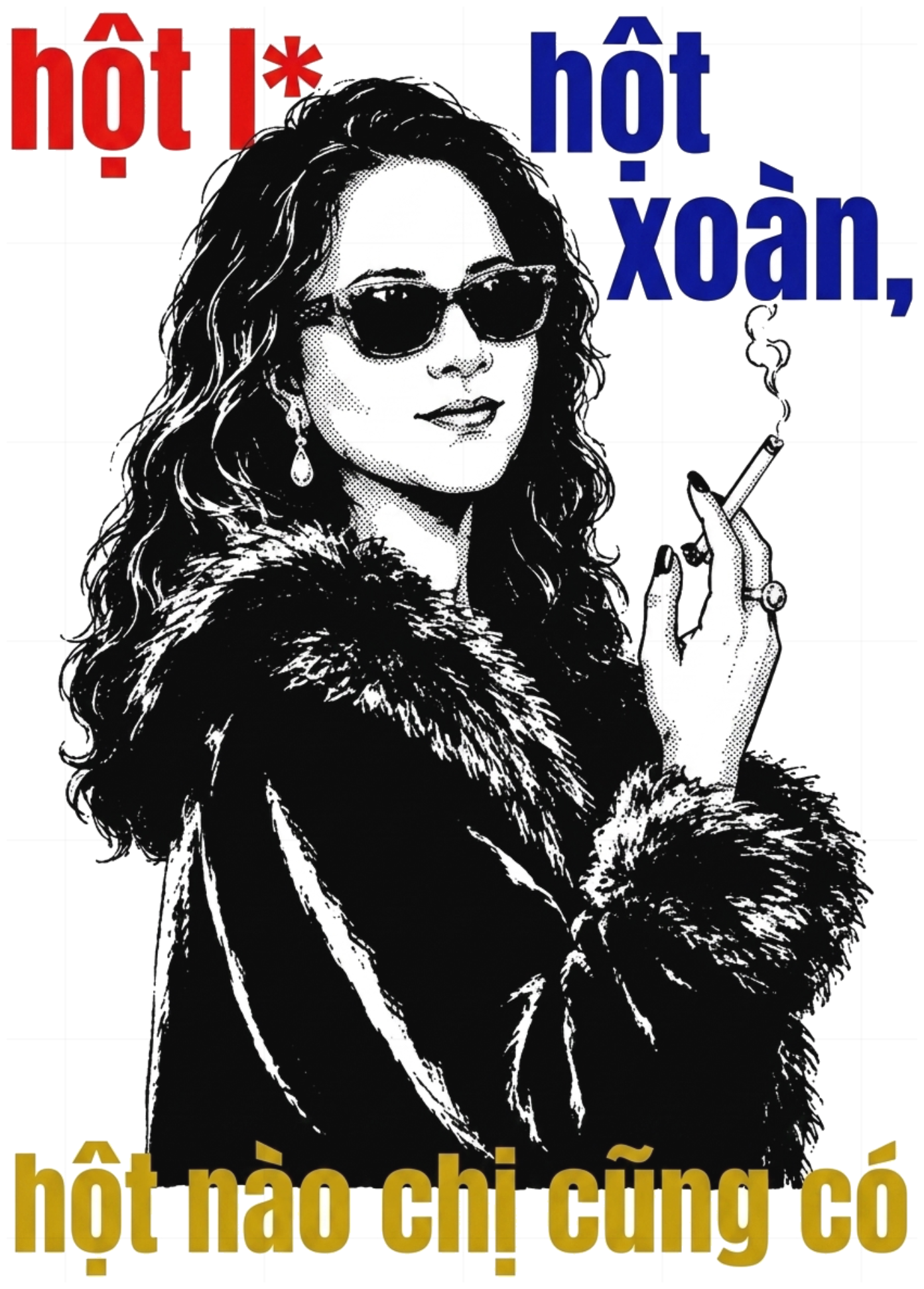Áo Thun Chữ Hột Xoàn Hột Nào Chị Cũng Có Unisex Form Rộng Streetwear Cotton Thoáng Mát - 060826-15-55-IZU