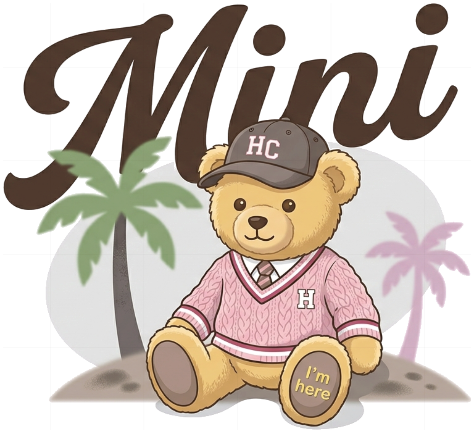 Bodysuit em bé VNXK HAMCHOI Màu kem cotton co giãn Mini Teddy Bear Baby Bodysuit - 060826-16-01-EXU