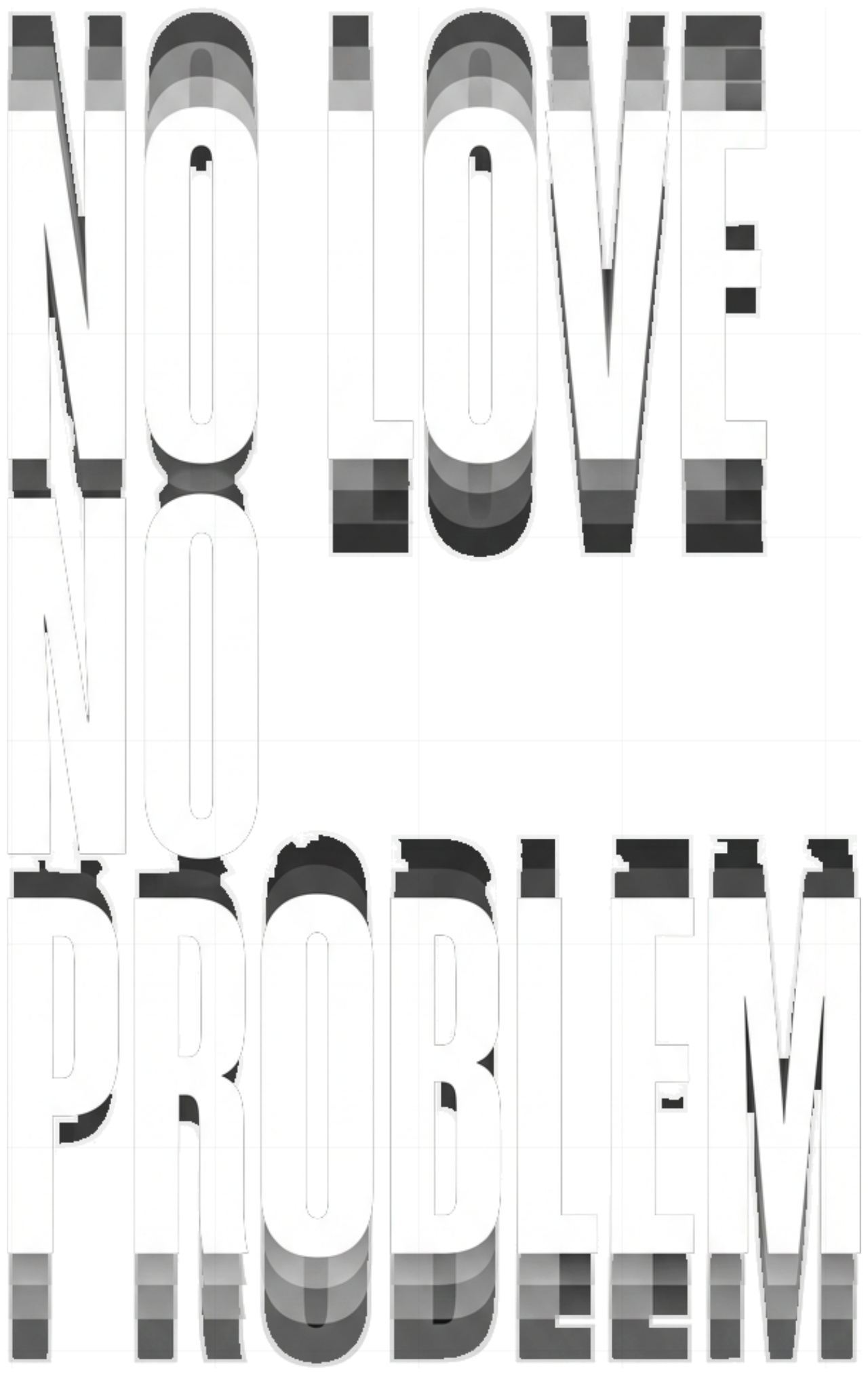 Áo Thun Dài Tay No Love No Problem Streetwear Y2K Form Rộng Oversize Cotton Cao Cấp - 061026-16-54-ECP