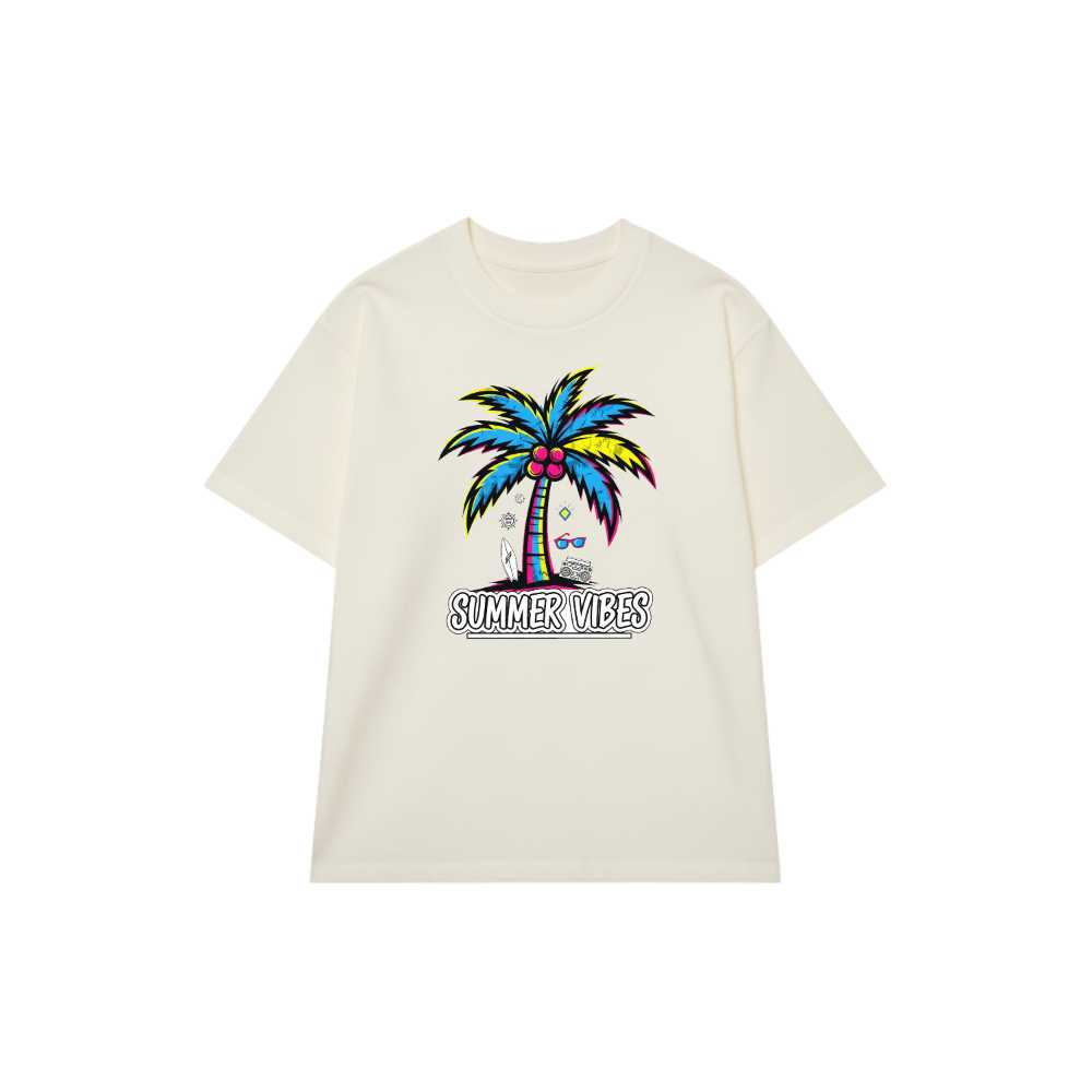 Áo Thun Kem Tropical Summer Design Streetwear - 070426-10-25-GTJ