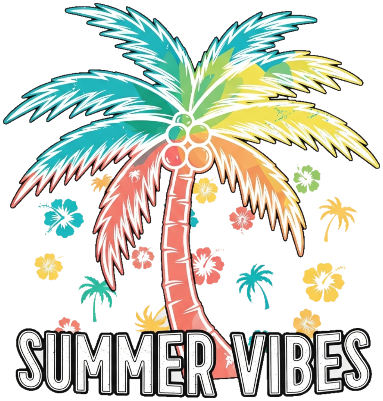 Áo Thun Kem Tropical Summer Streetwear Cây Dừa - 070426-10-31-CKK