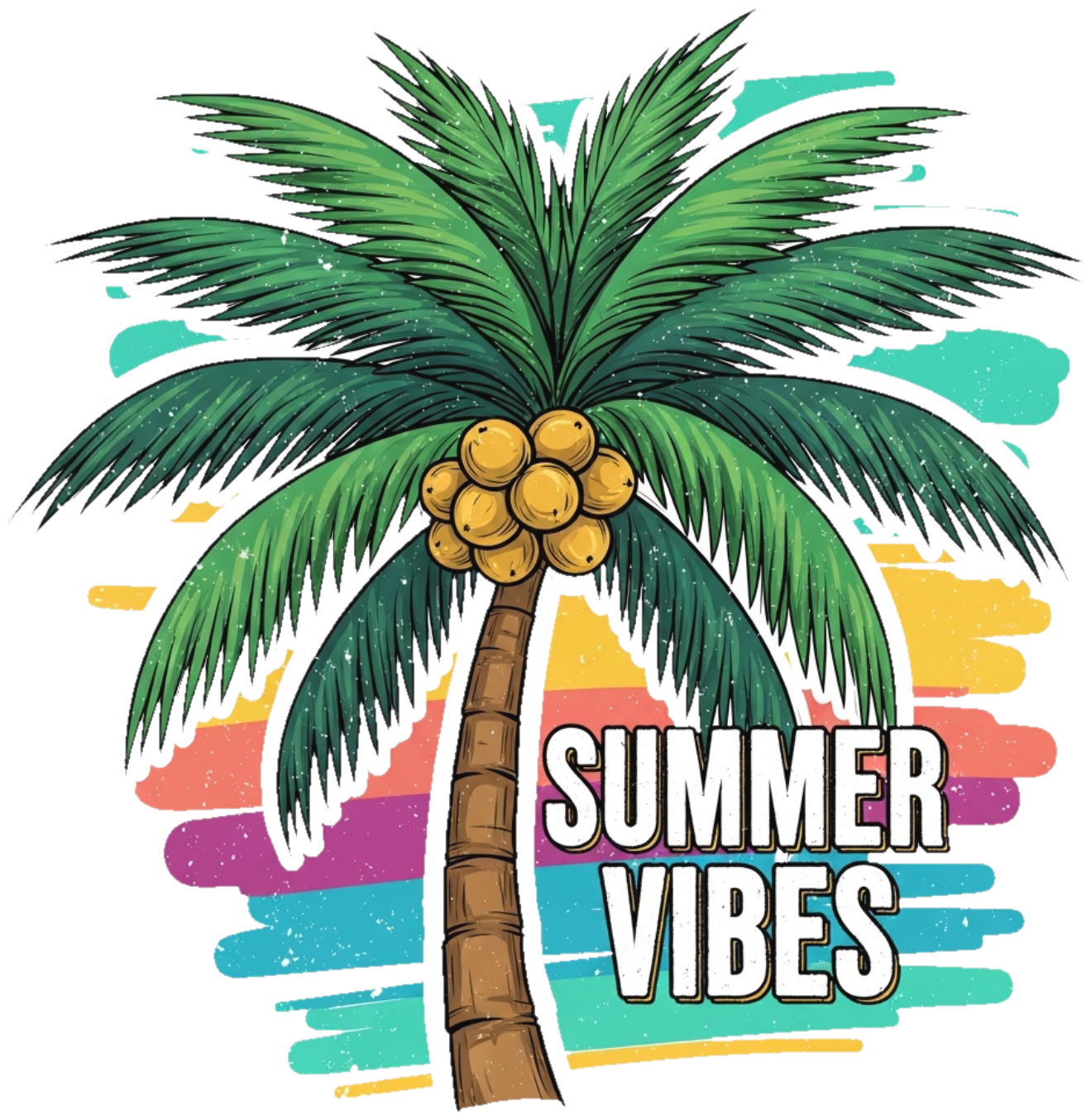 Áo Thun Màu Kem Tropical Summer Streetwear - 070426-10-34-UEI