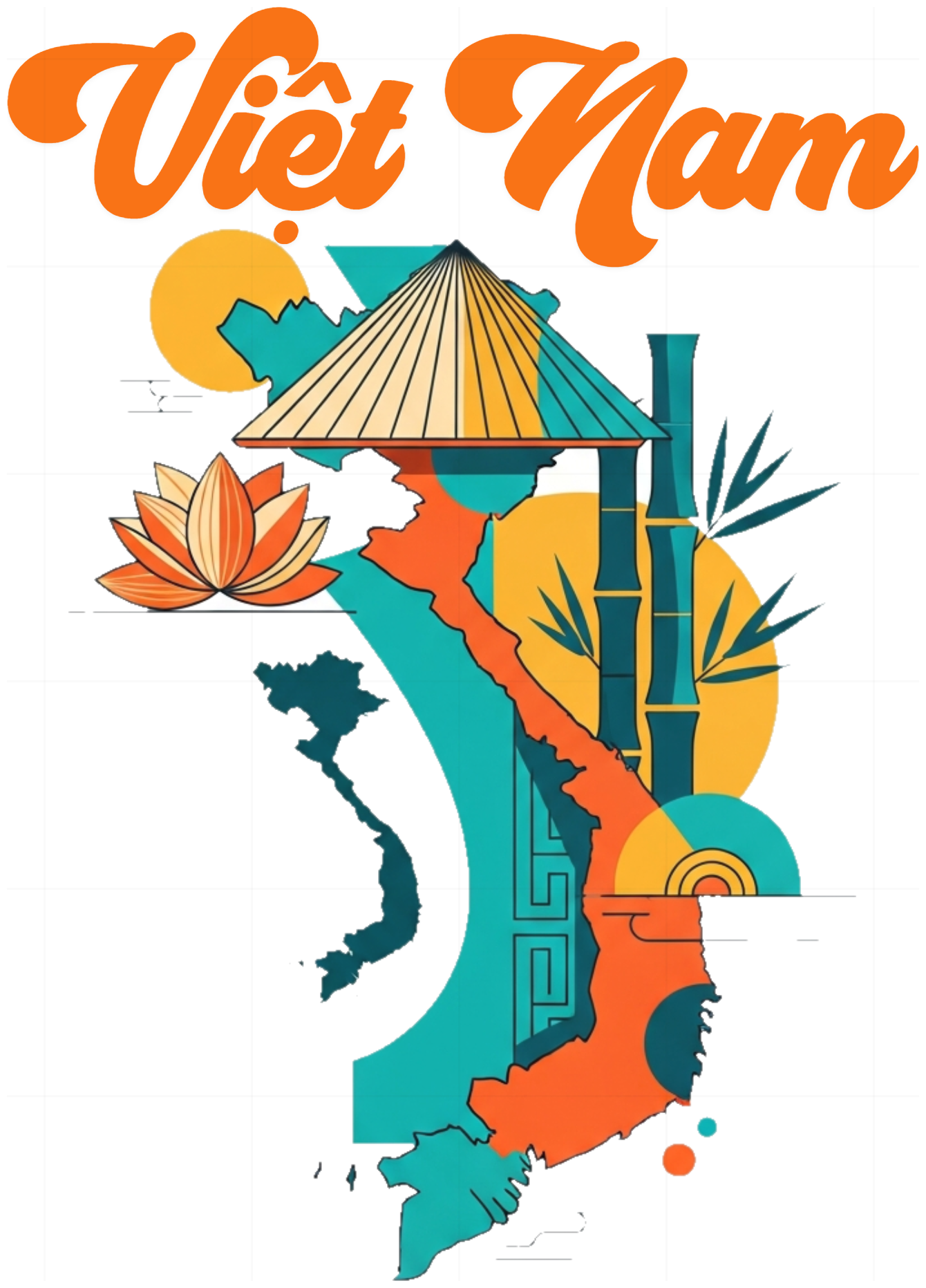 Áo Thun Trắng In Slogan Việt Nam Phong Cách Hiện Đại - 070426-14-07-JAH