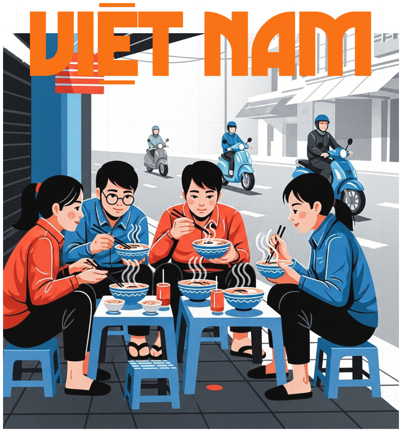 Áo Thun Trắng In Chữ Việt Nam Nghệ Thuật - 070426-15-38-KHJ