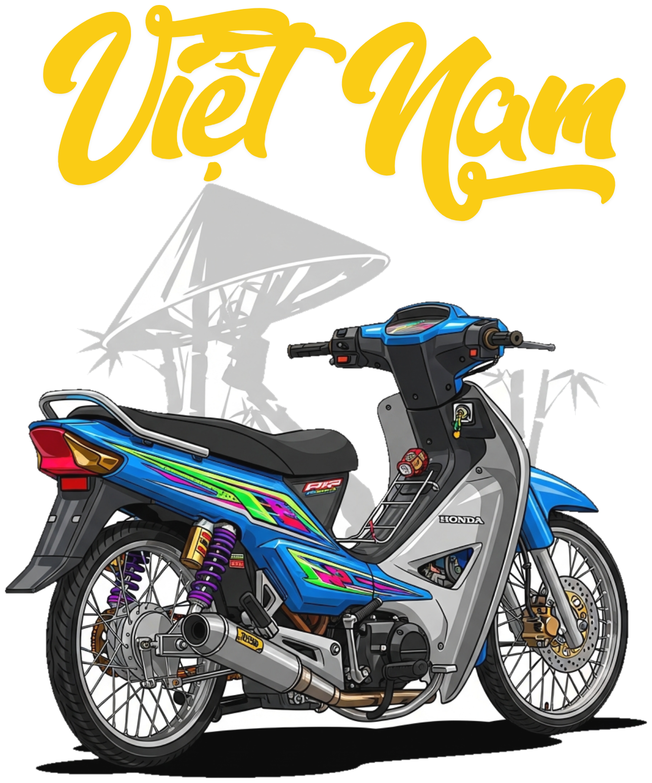 Áo Thun Trắng In Slogan Việt Nam Thời Trang Cao Cấp - 070426-16-56-IAL