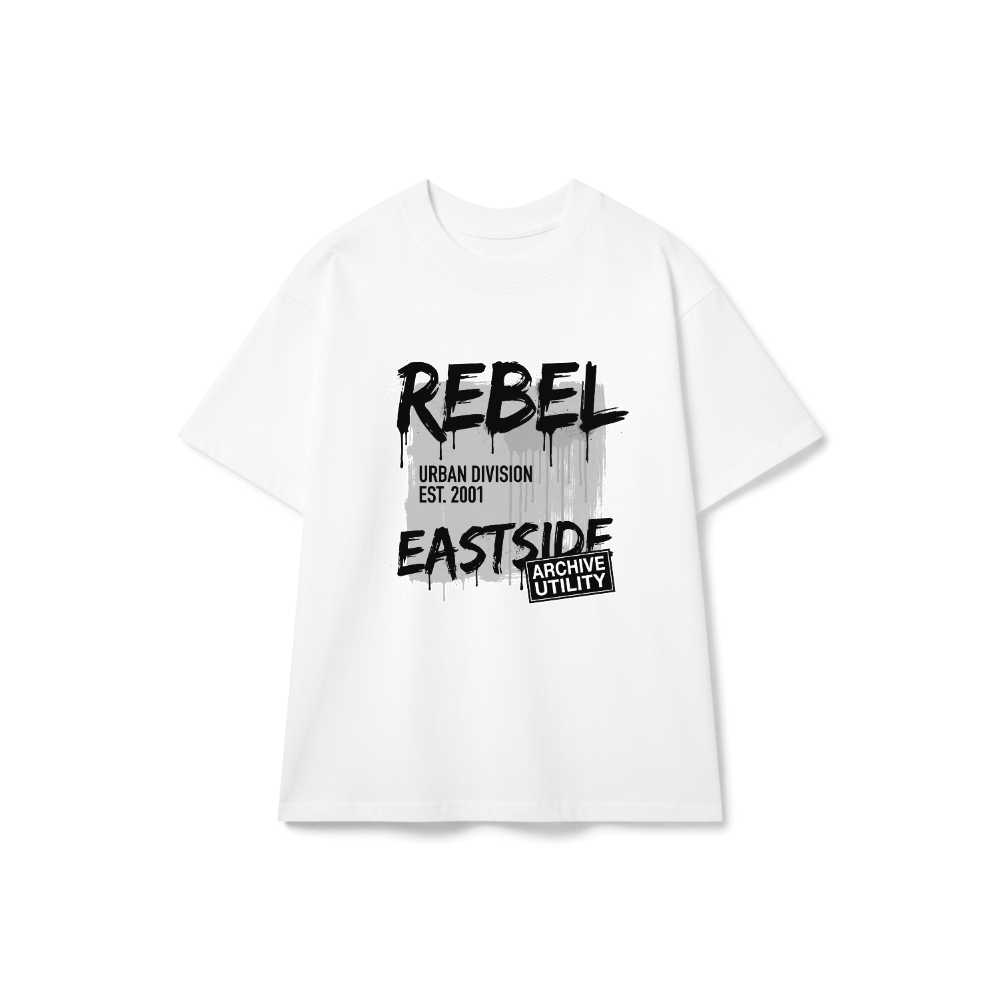 Áo Thun REBEL EASTSIDE Form Rộng Cotton Streetwear Graffiti Cực Chất - 070826-09-14-CSX