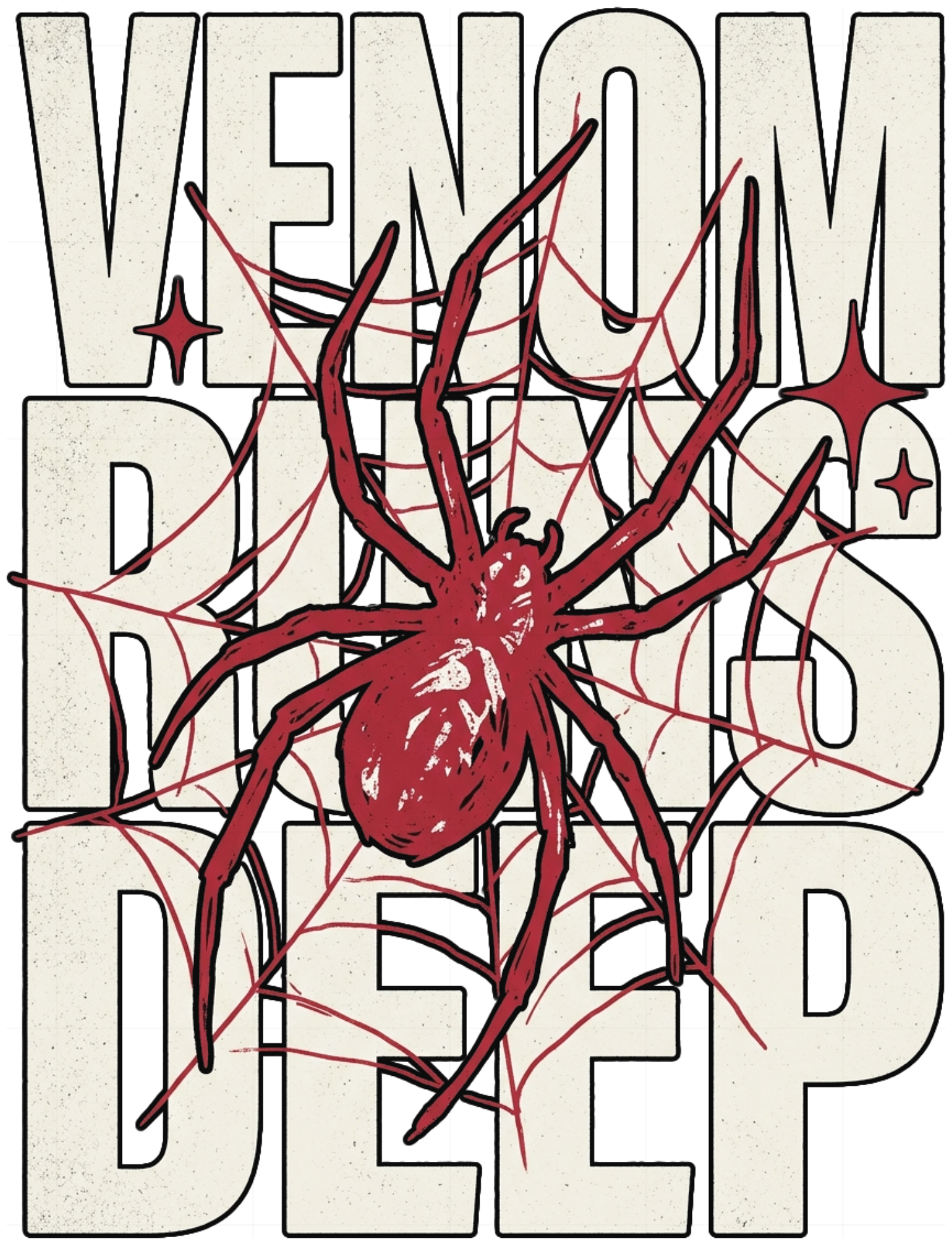 Áo Thun Venom Runs Deep Hình Nhện Streetwear Form Rộng Cotton Cao Cấp Unisex Local Brand Cực Chất - 070826-11-04-SAA