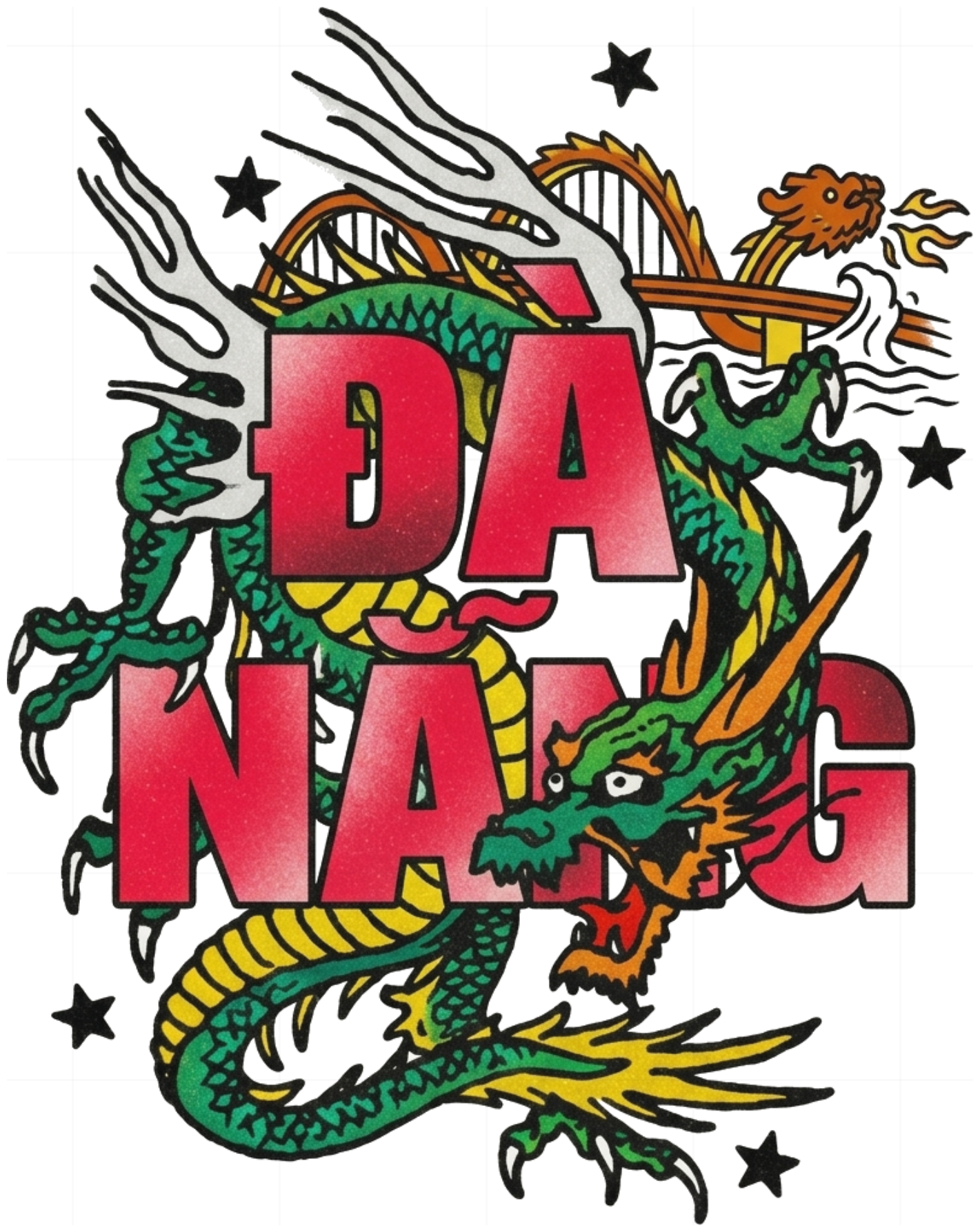 Áo Thun Tay Dài Đà Nẵng Cầu Rồng Streetwear Unisex Cotton Cao Cấp Xu Hướng Cực Chất 071026-08-26-DPC