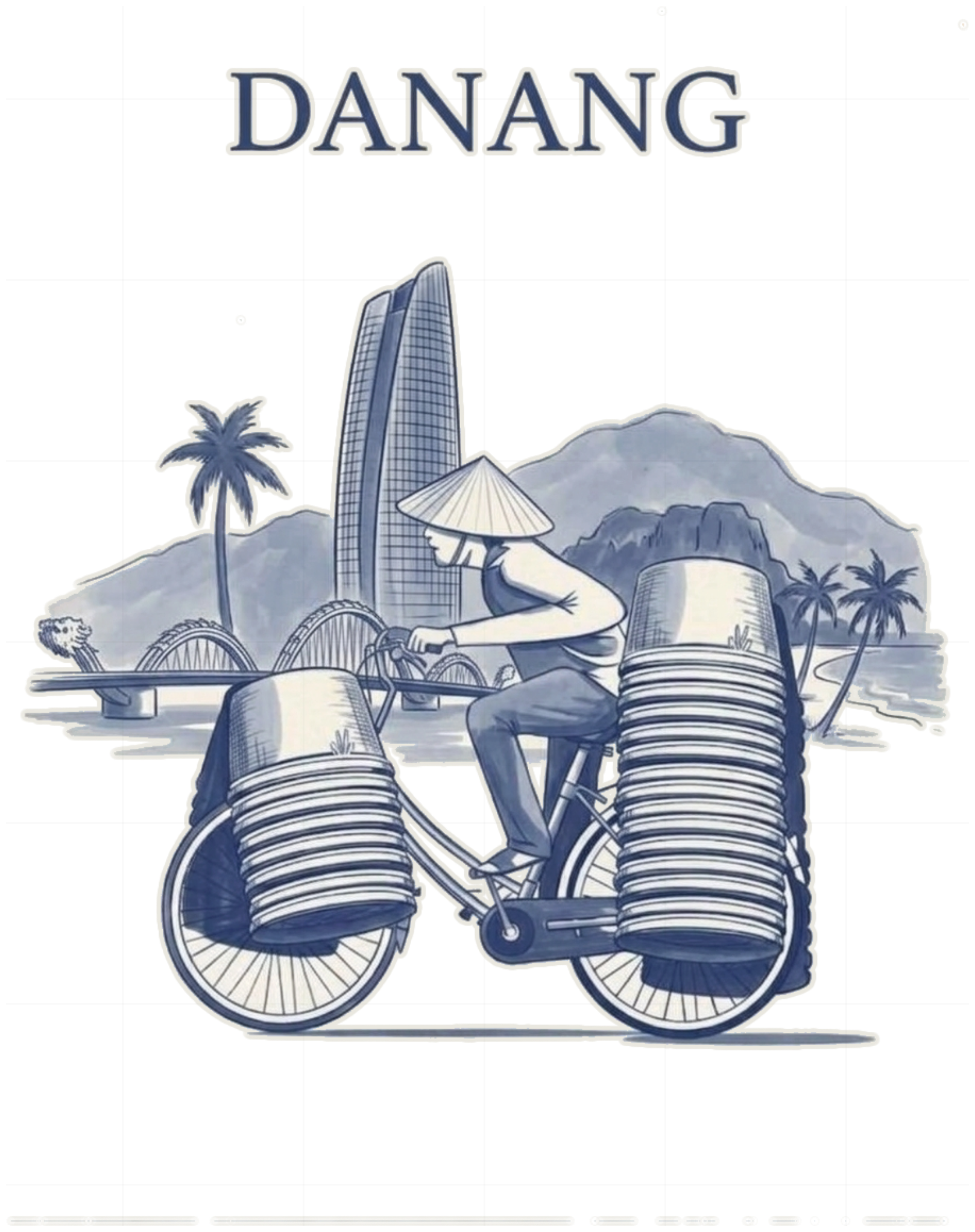 Áo Thun Dài Tay Đà Nẵng Heritage Vintage Unisex Form Rộng Cotton Cao Cấp Streetwear - 071026-09-31-REZ